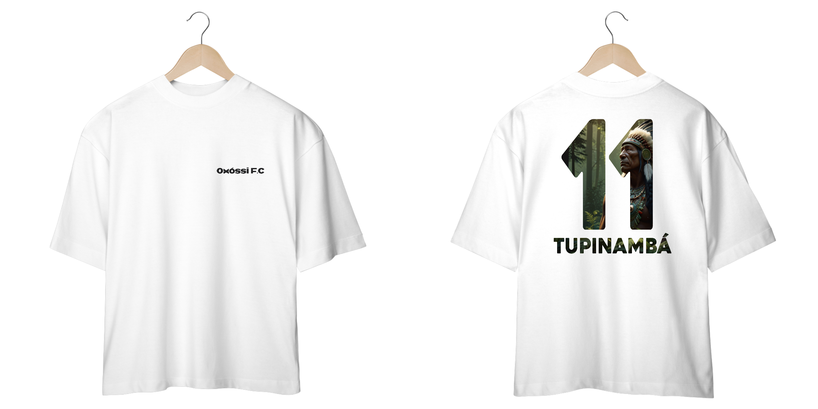 Camiseta Oversized - Caboclo Tupimanbá