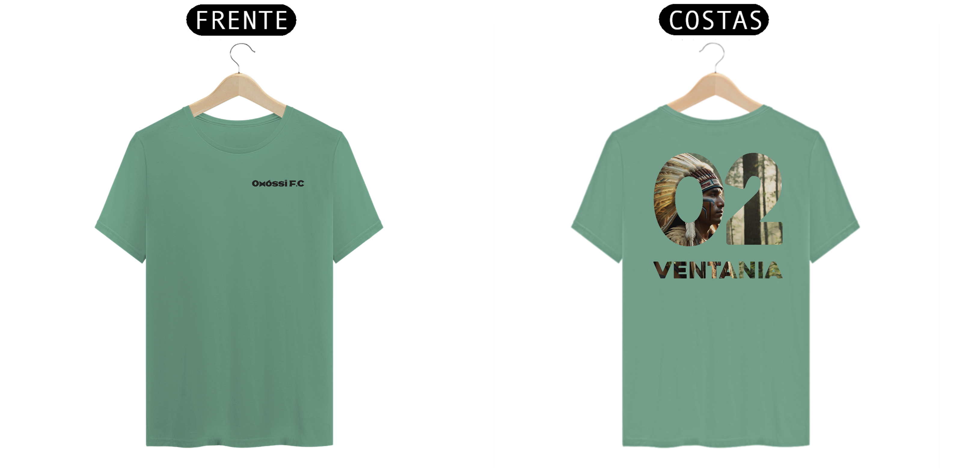 T-Shirt Estonada - Caboclo Ventania