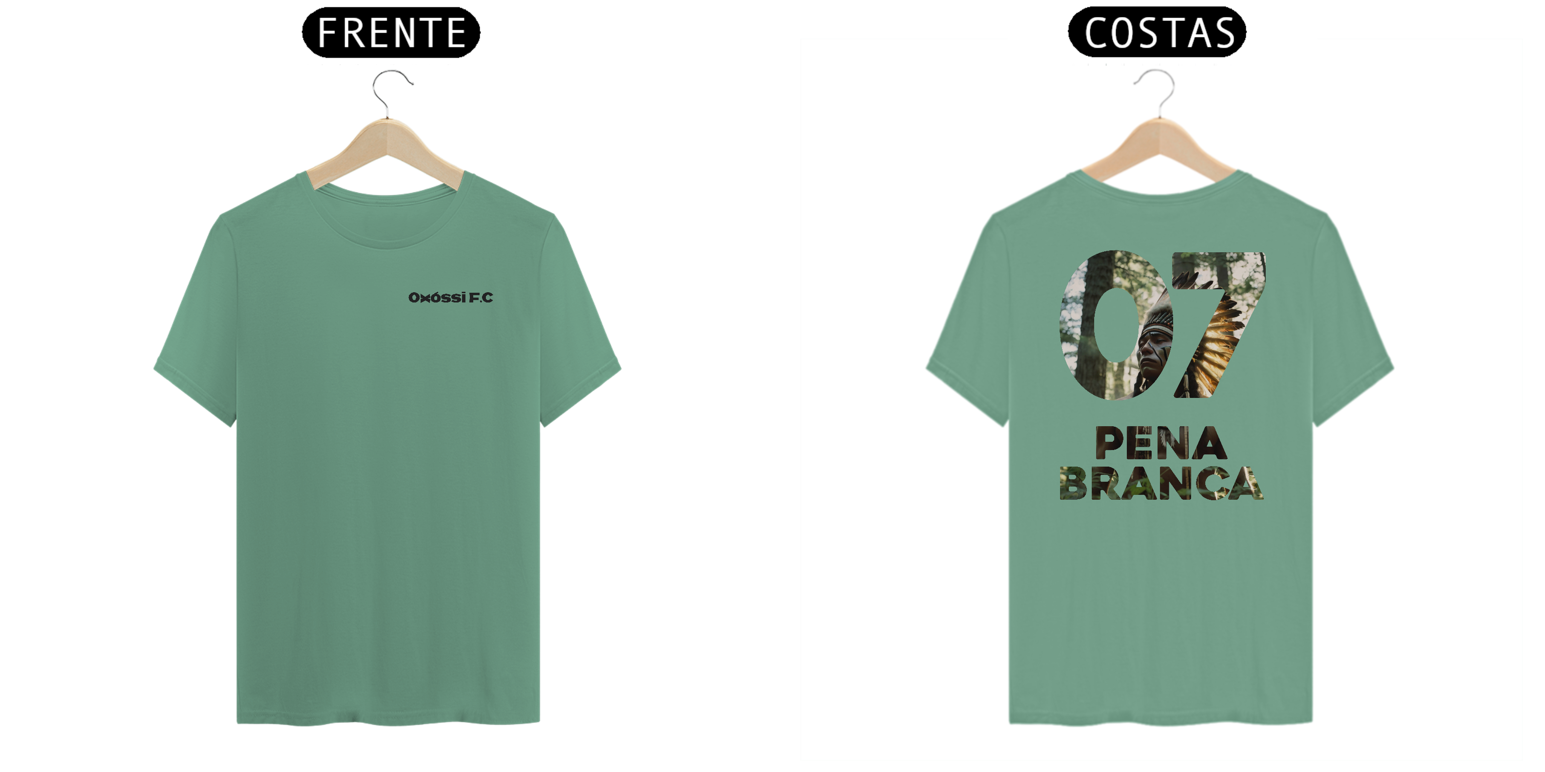 T-Shirt Estonada - Pena Branca