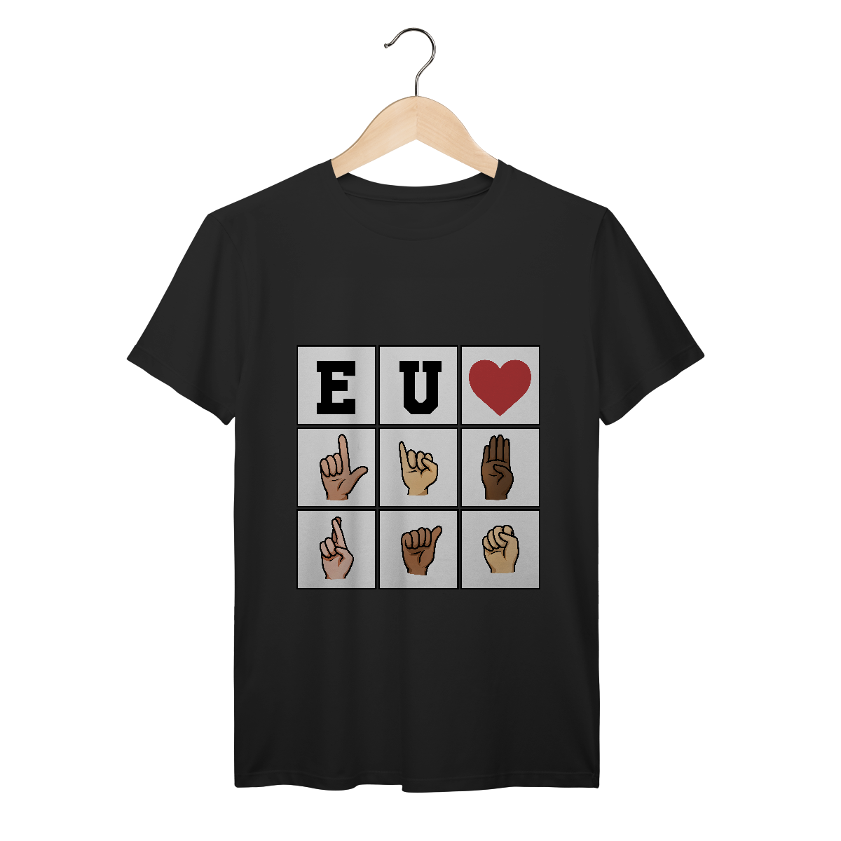 Eu ❤️ Libras - Camiseta Premium