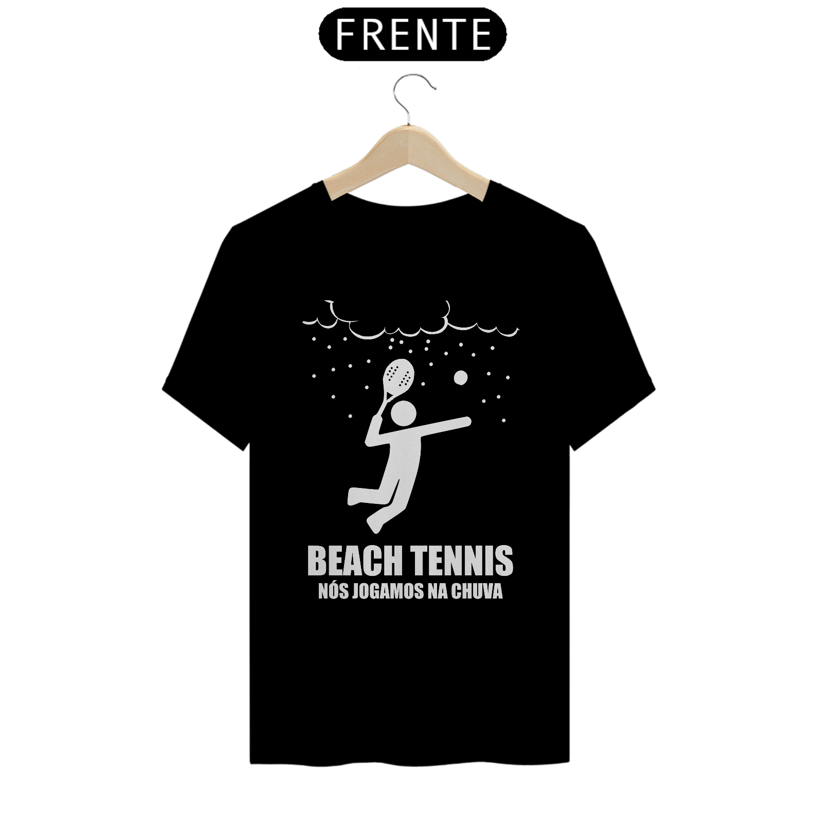 Camisa 100% Algodão - Jogamos na Chuva (Branco)