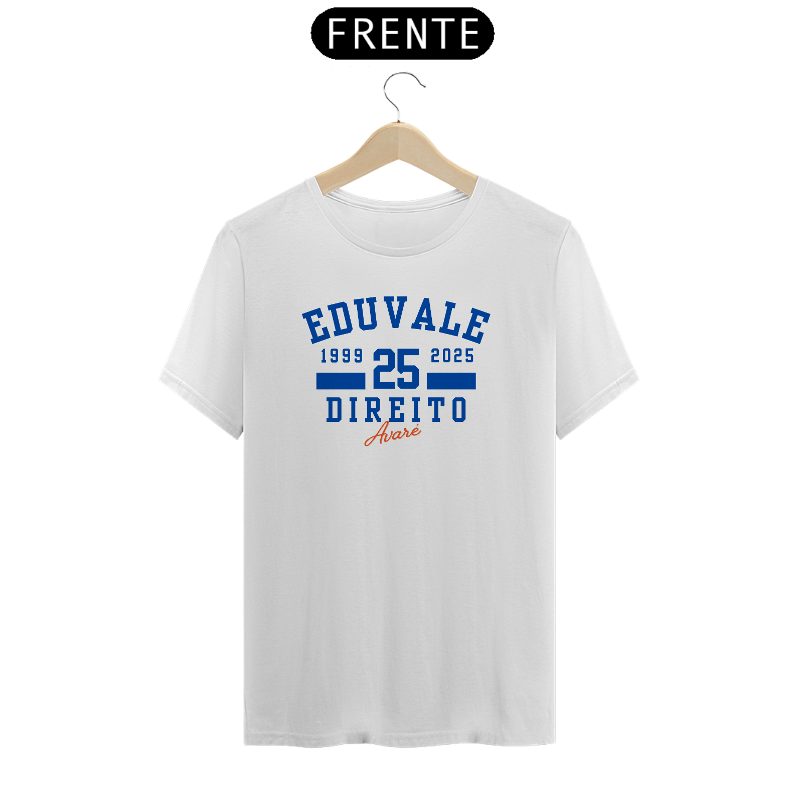 Camiseta Eduvale Direito 25 anos