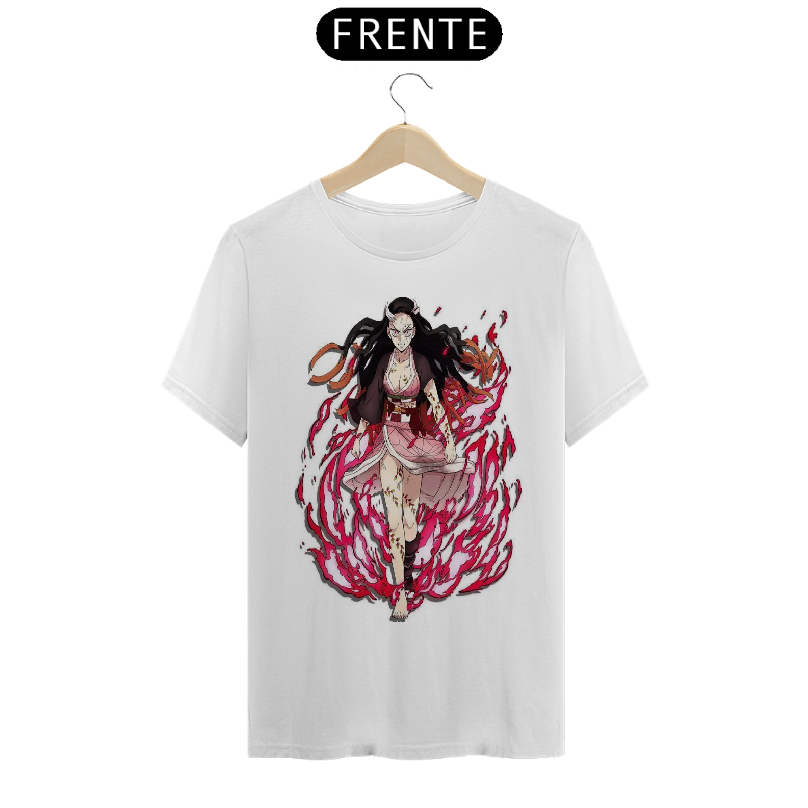 CAMISETA COLEÇÃO KIMETSU NO YAIBA - NEZUKO 2ª FORMA