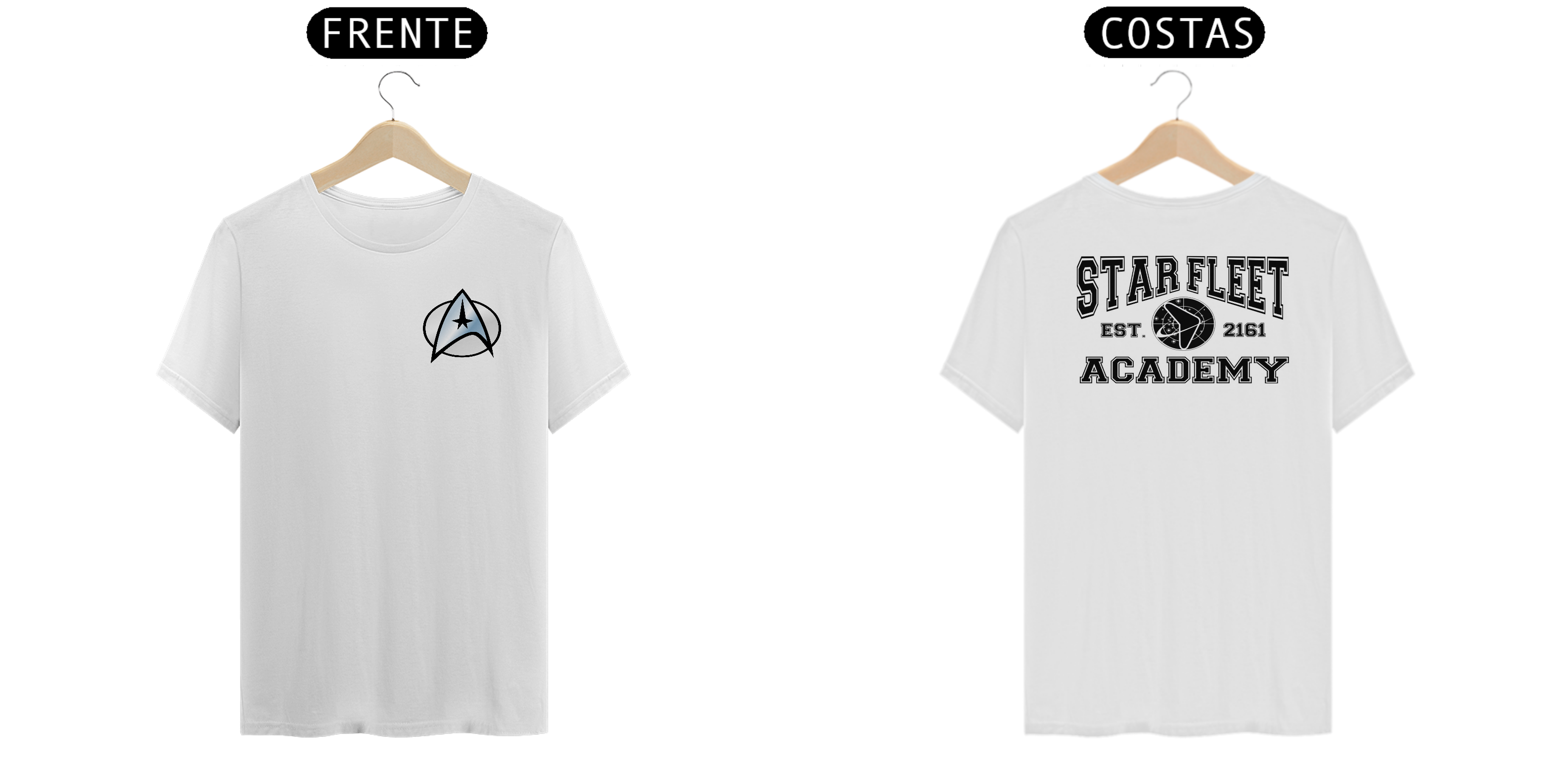 Coleção de Camisetas Filmes e Séries - Star Trek - Star Fleet Academy