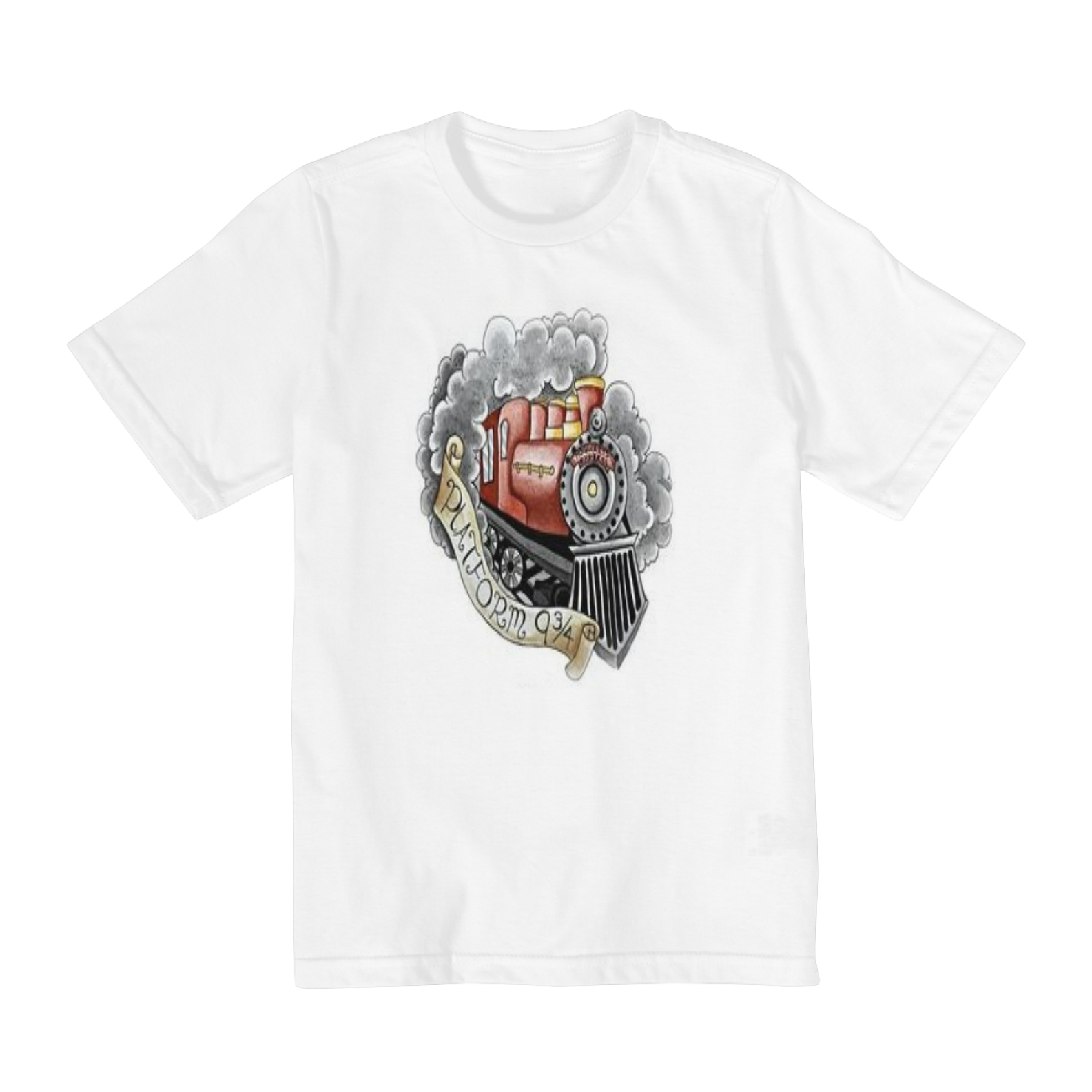 Coleção Camisetas Filmes e Séries: Harry Potter Infantil - A icônica Locomotiva de Hogwarts