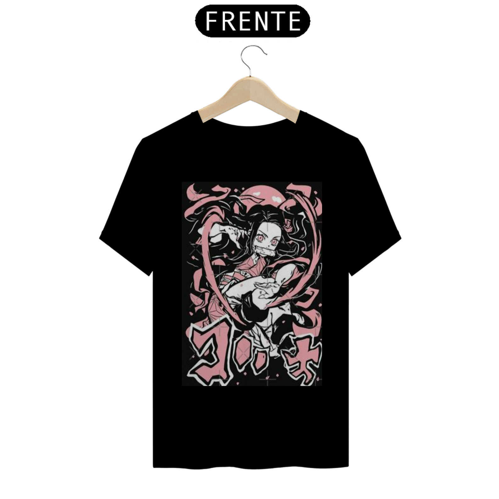 CAMISETA COLEÇÃO KIMETSU NO YAIBA - NEZUKO 1ª FORMA