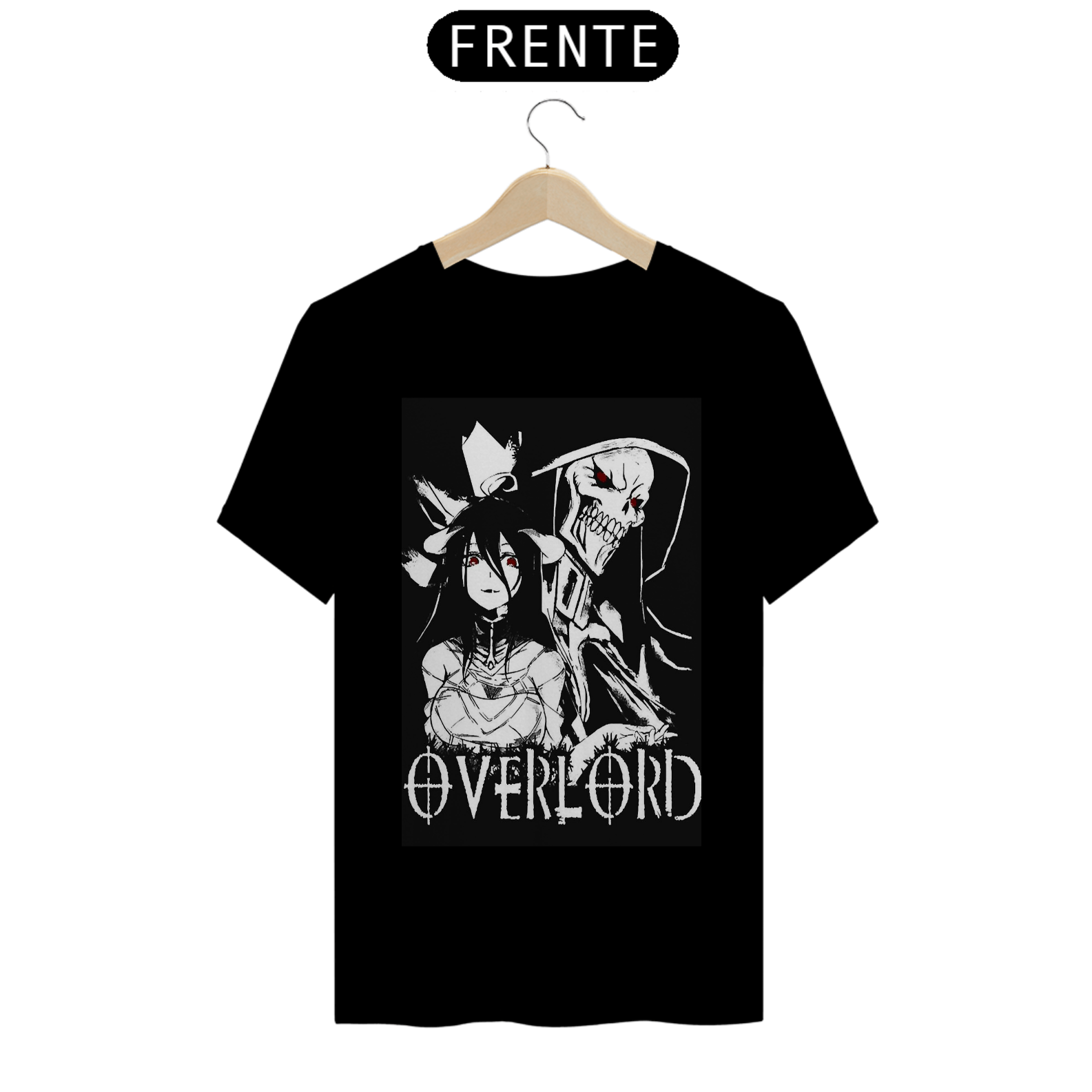 Coleção de Camisetas Animes Variados - Overlord (Camiseta Preta)