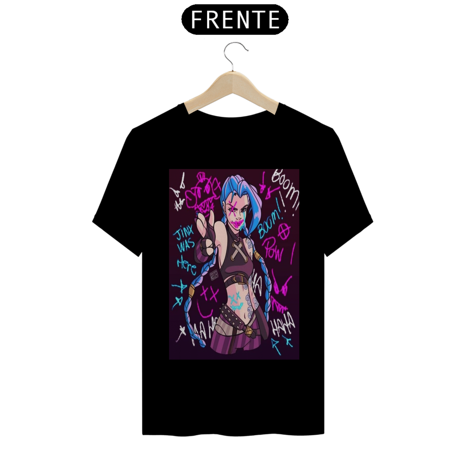 Coleção de Camisetas League of Legends / Arcane - Jinx e Vi