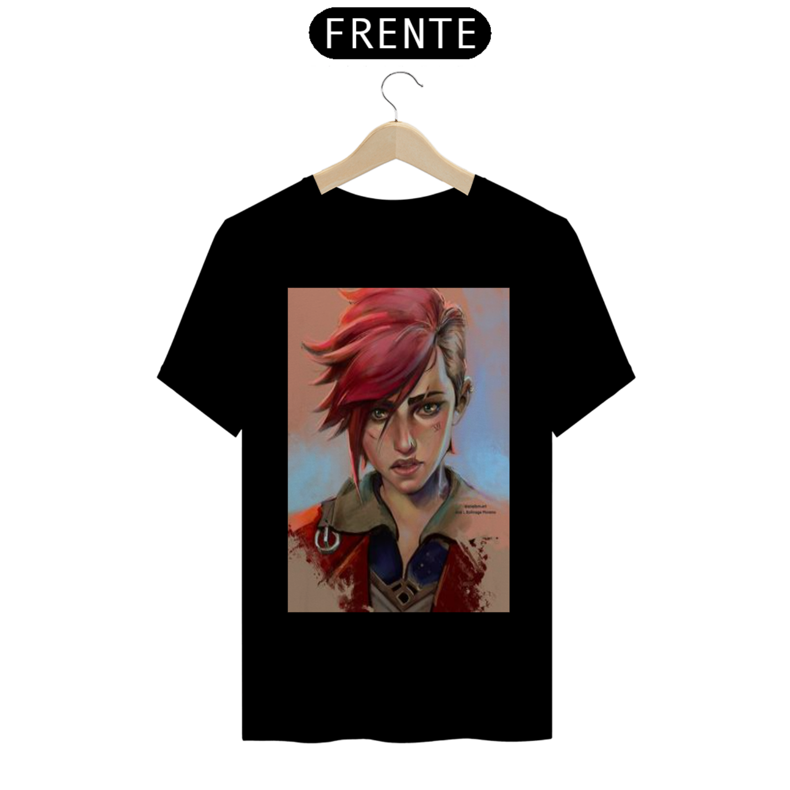Coleção de Camisetas League of Legends / Arcane - Jinx e Vi  