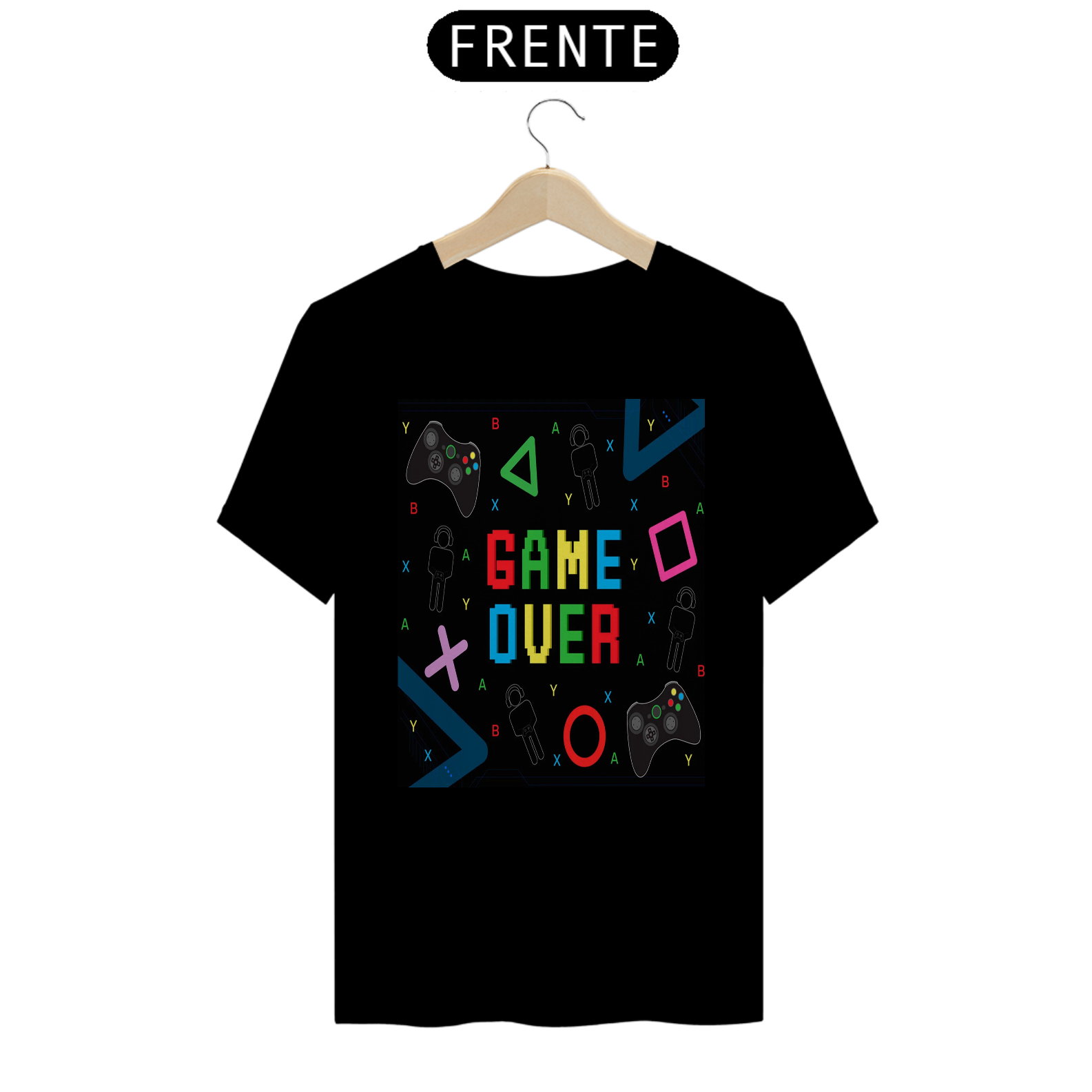 Coleção de Camisetas Gamers - Game Over