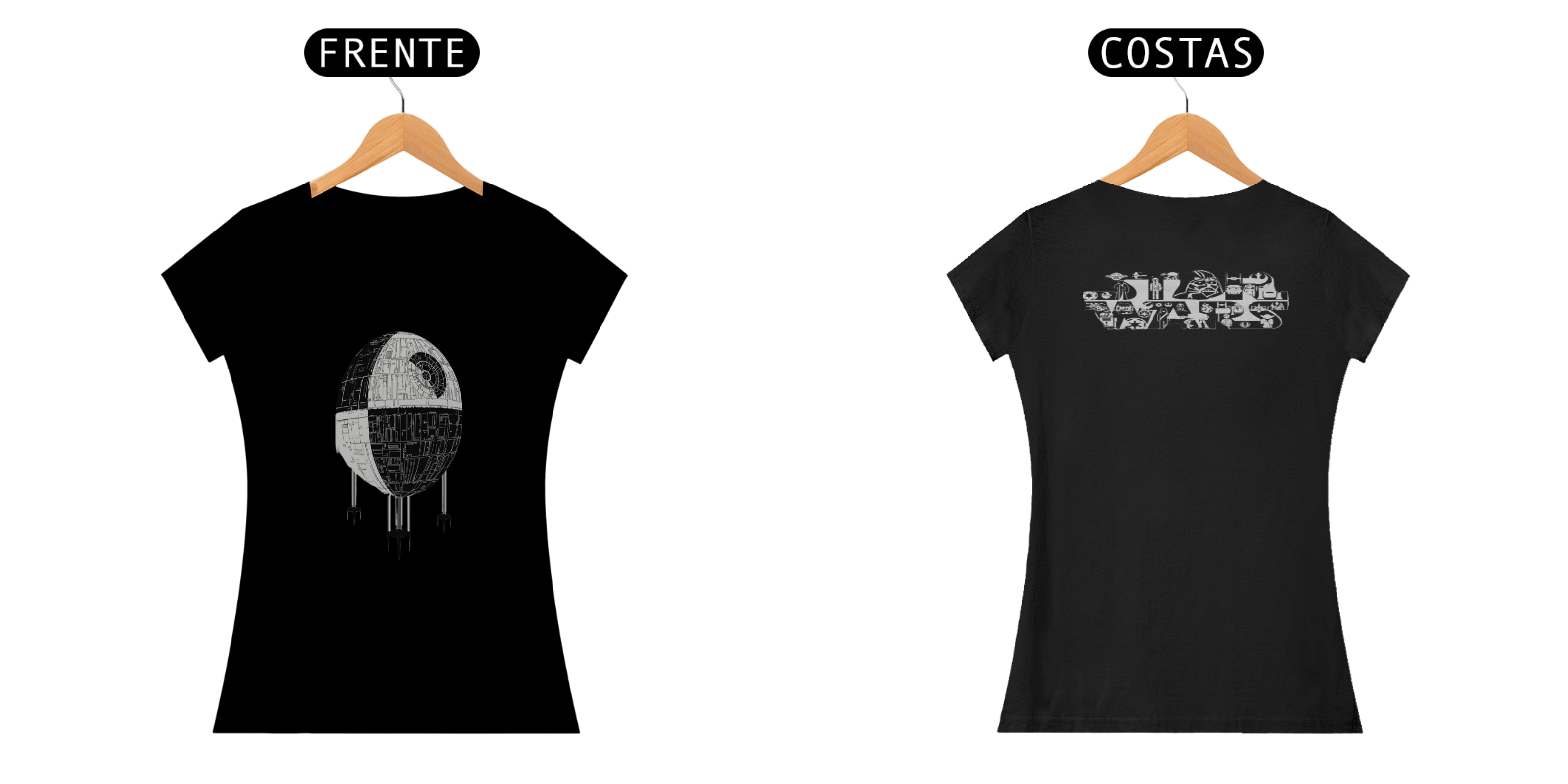 Coleção de Camisetas Filmes e Séries - Star Wars - Estrela da Morte