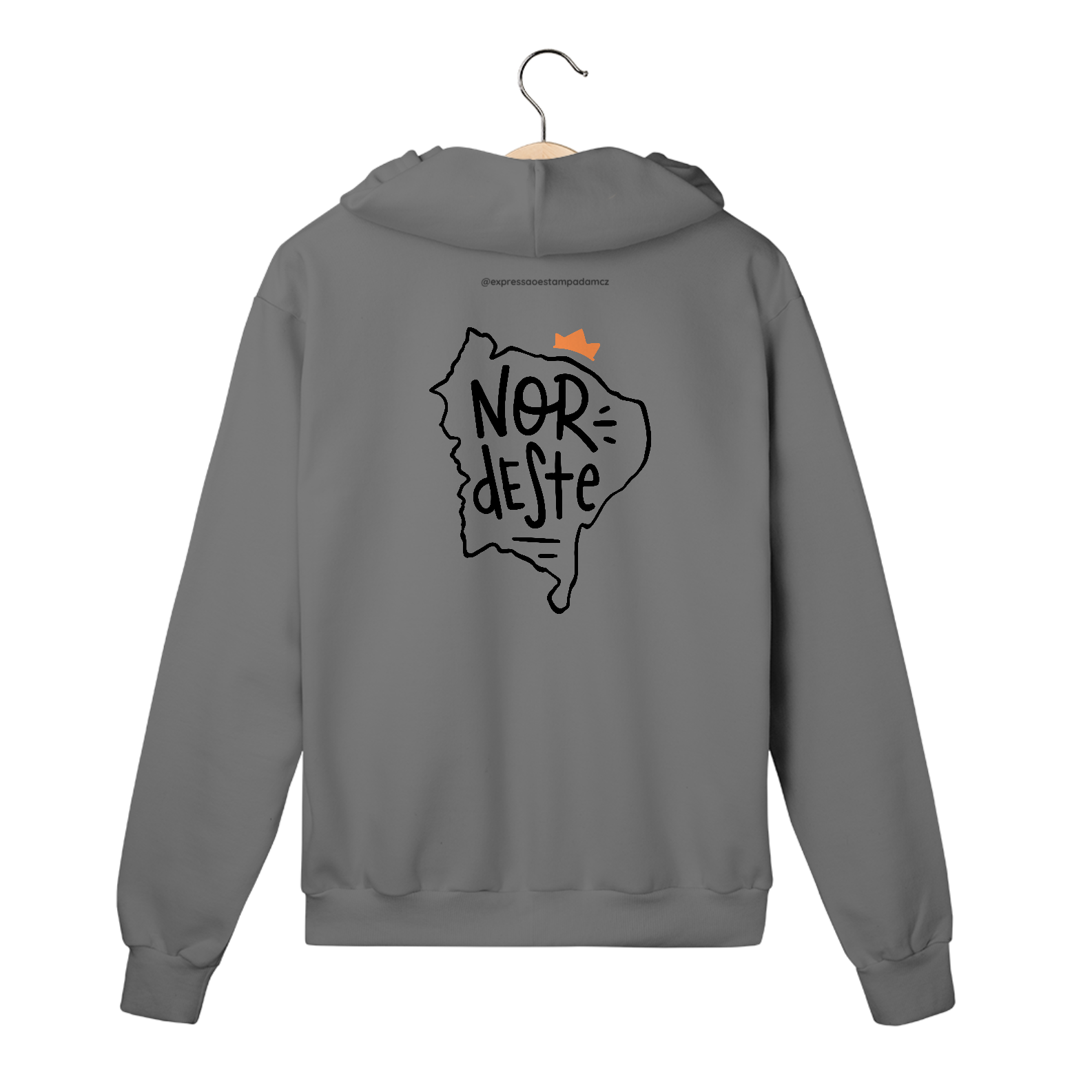 Moletom mapa nordeste