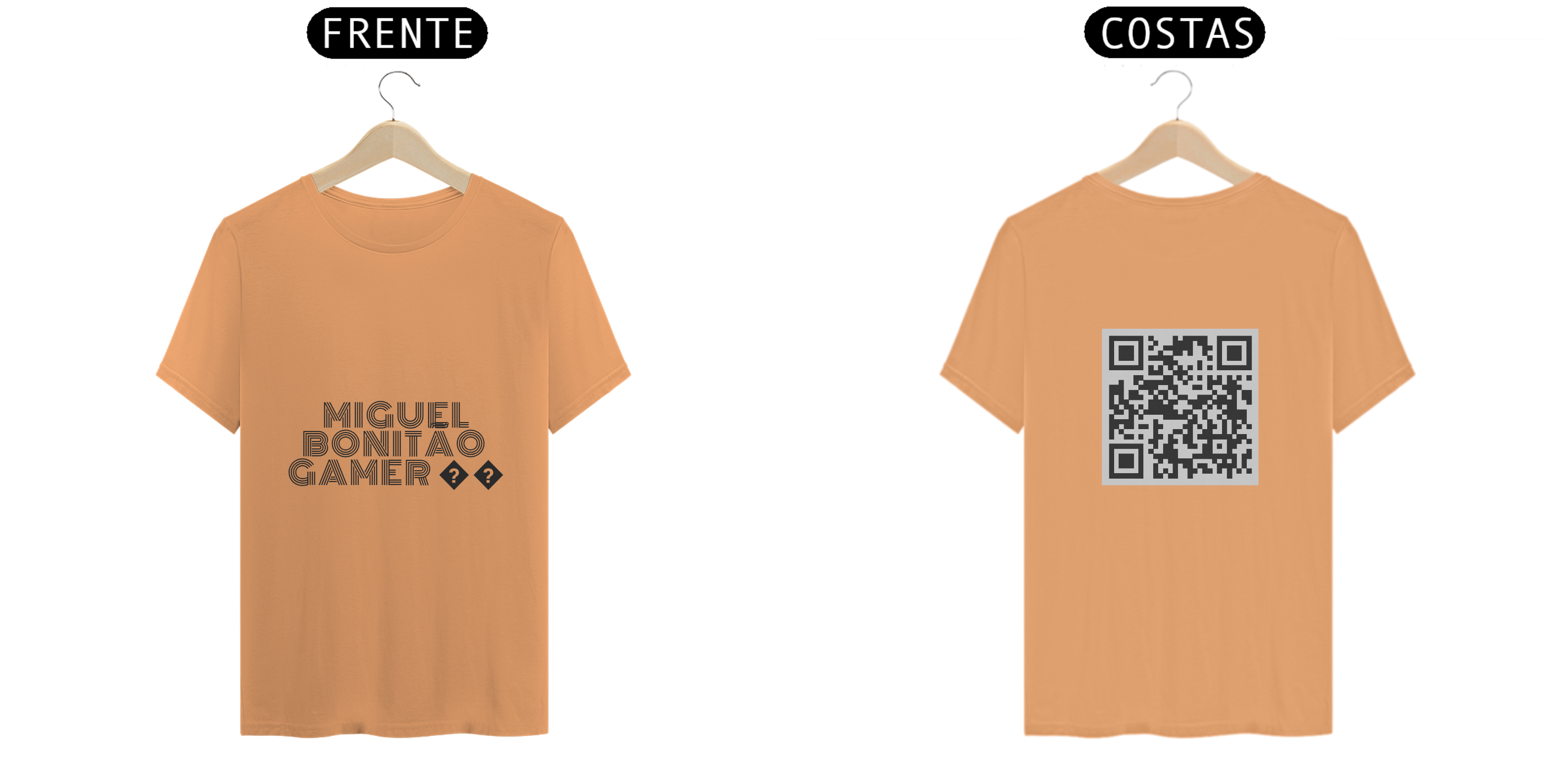 Blusa do youtuber miguel bonitão gamer 