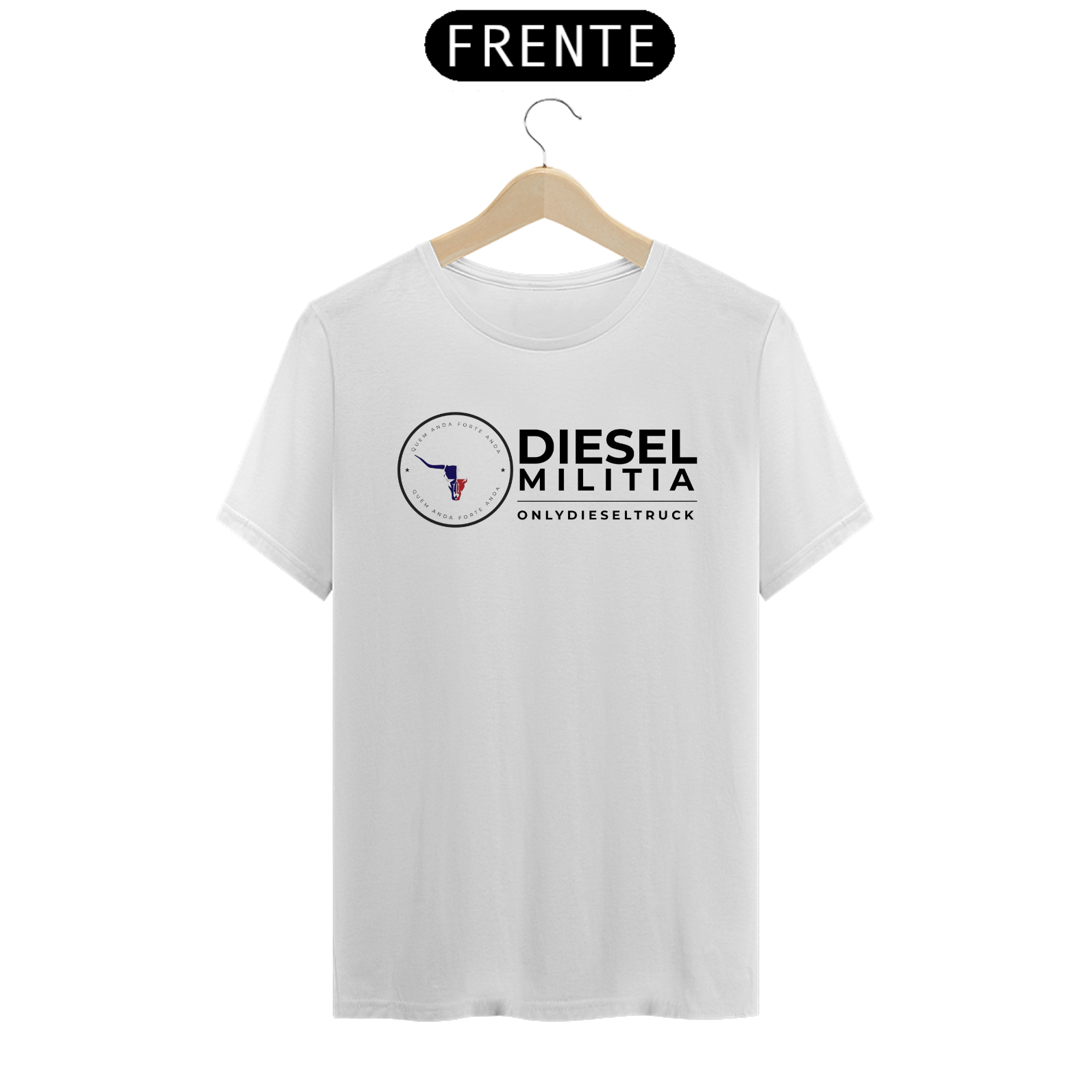 camiseta - Diesel Militia Aber (logo preto)