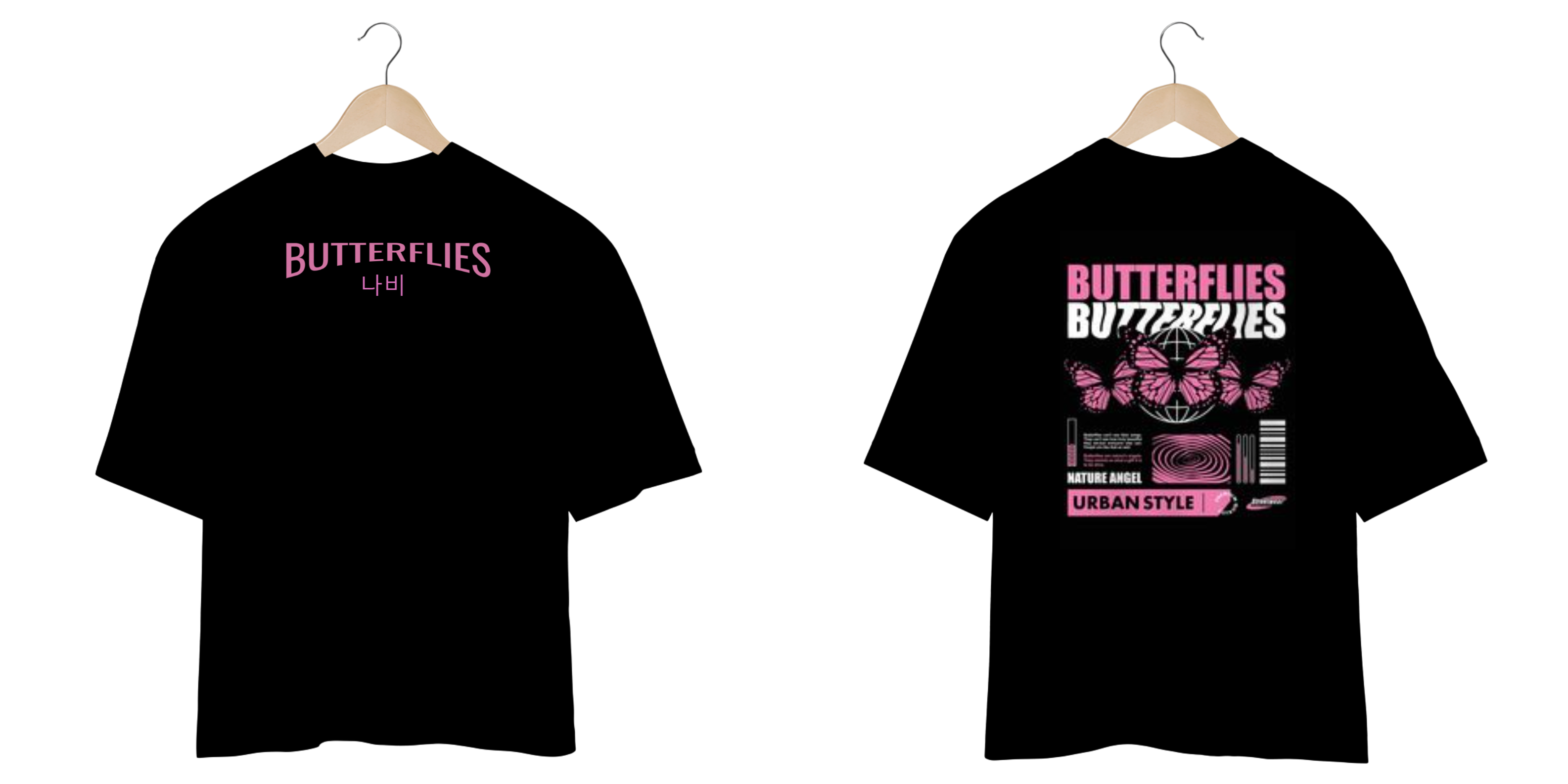 Oversized Butterflies 