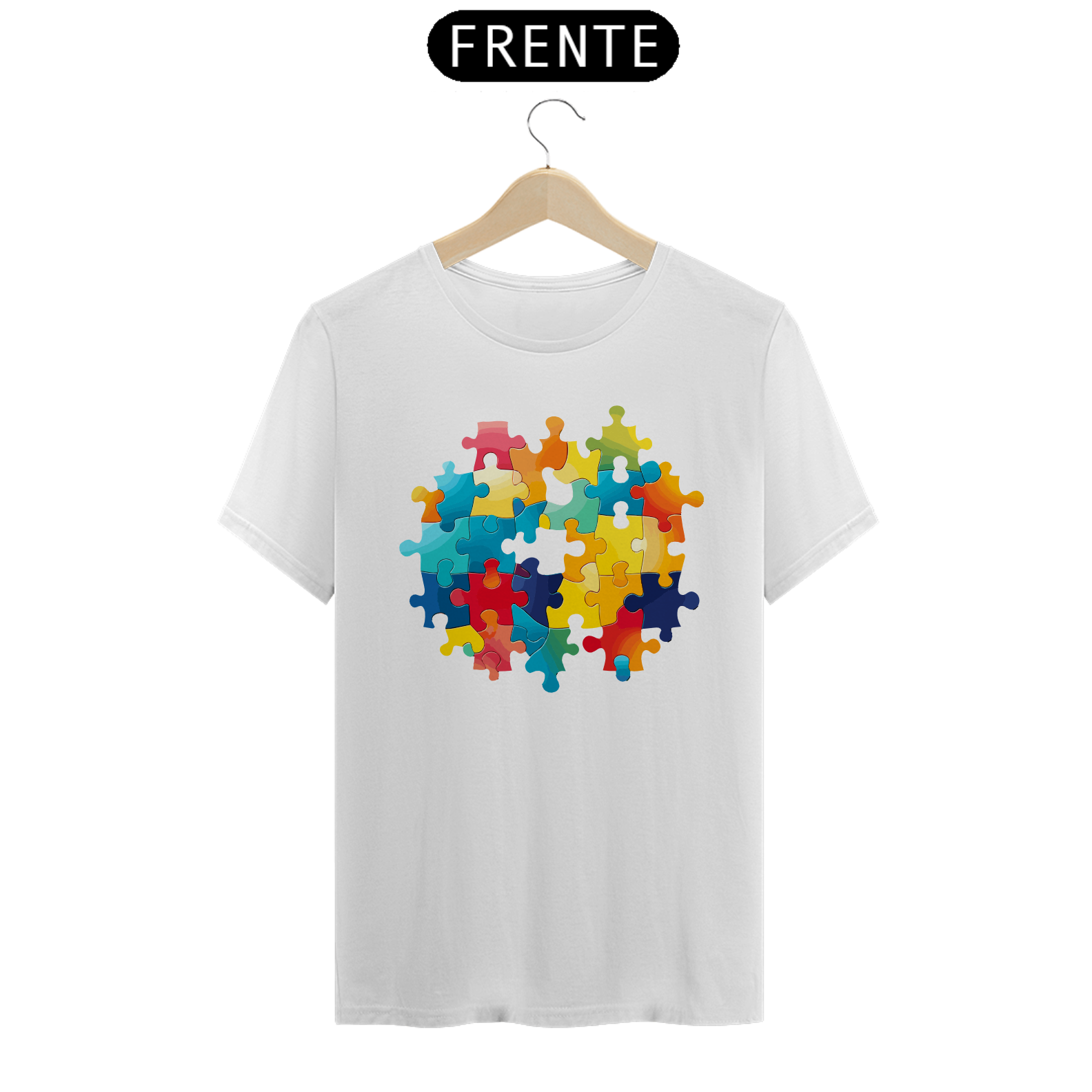 Camisa T-shirt Puzzle
