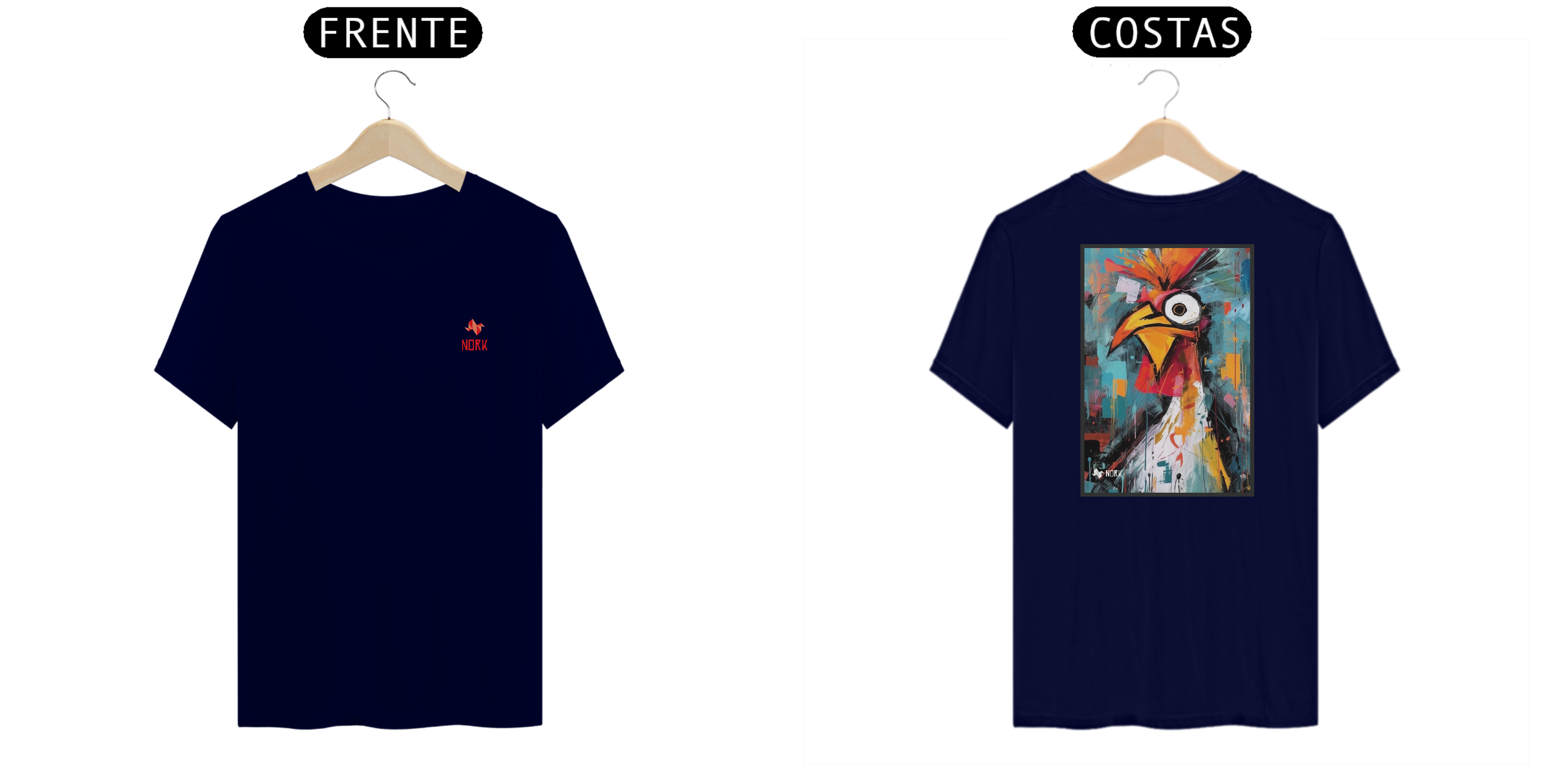 Camisa Nork Animal Planet Expressão Plumas Quality