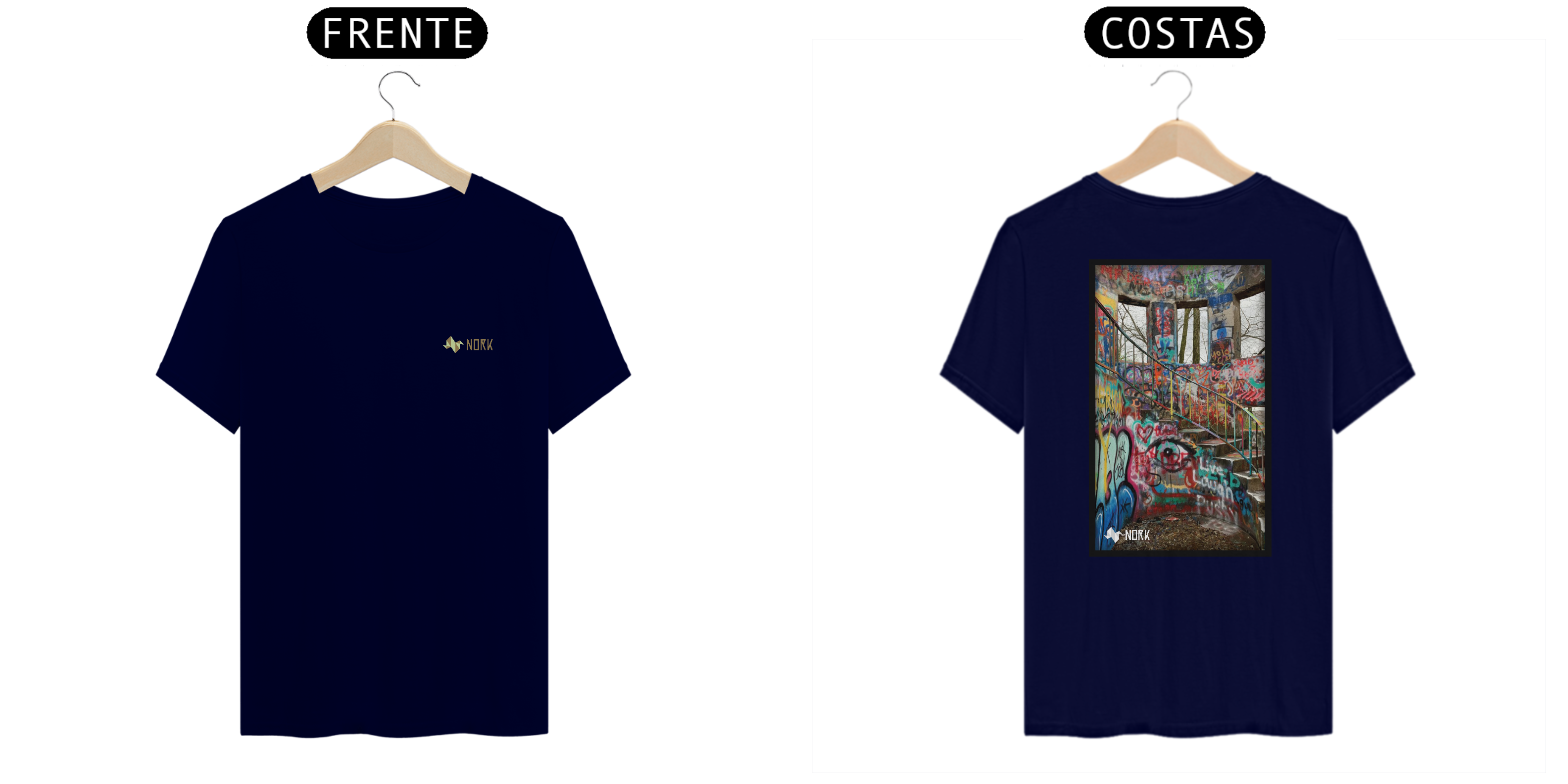 Camisa Nork Art Escada do Caos Quality