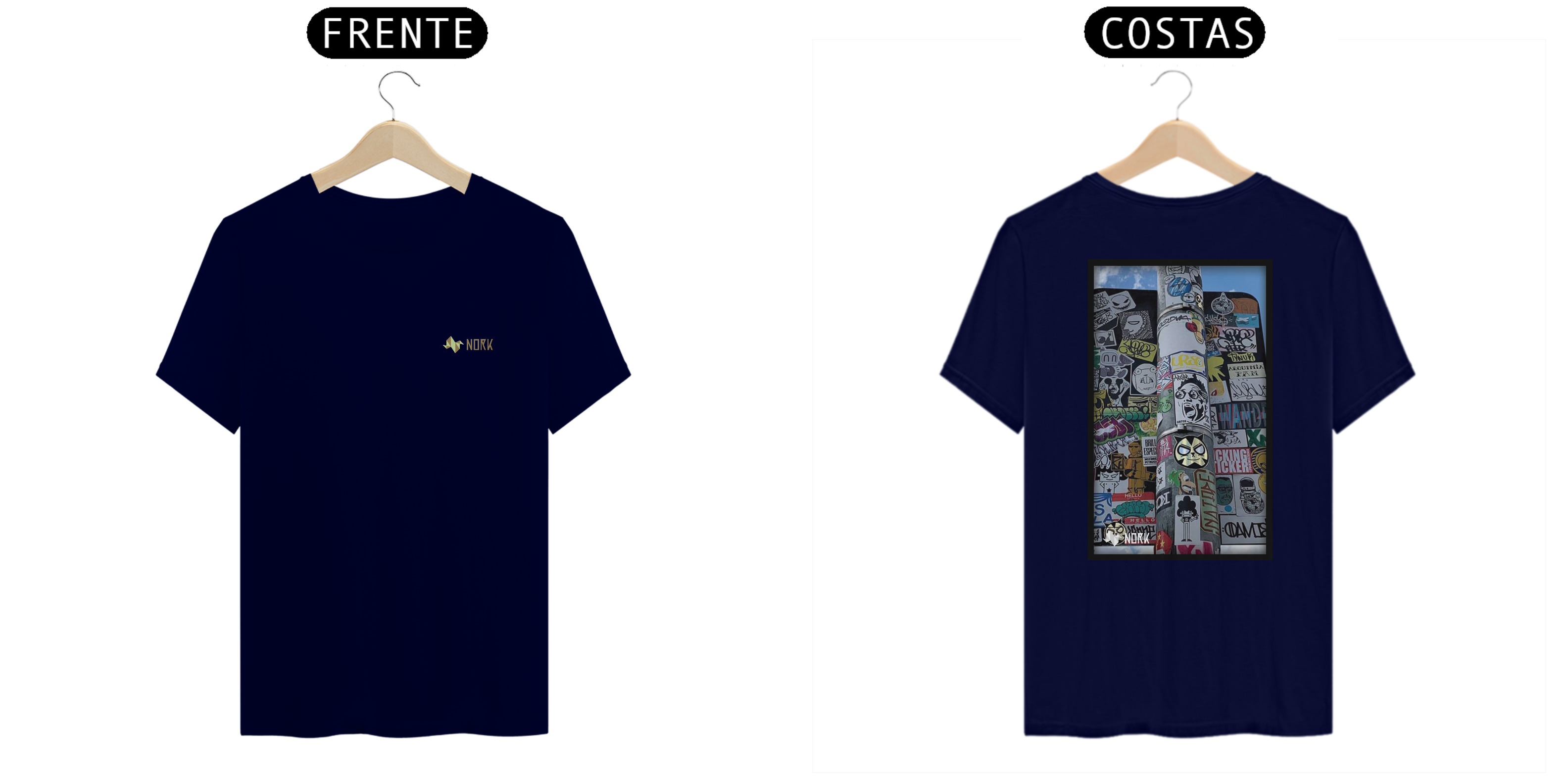 Camisa Nork Art Adesivos Urbanos Quality