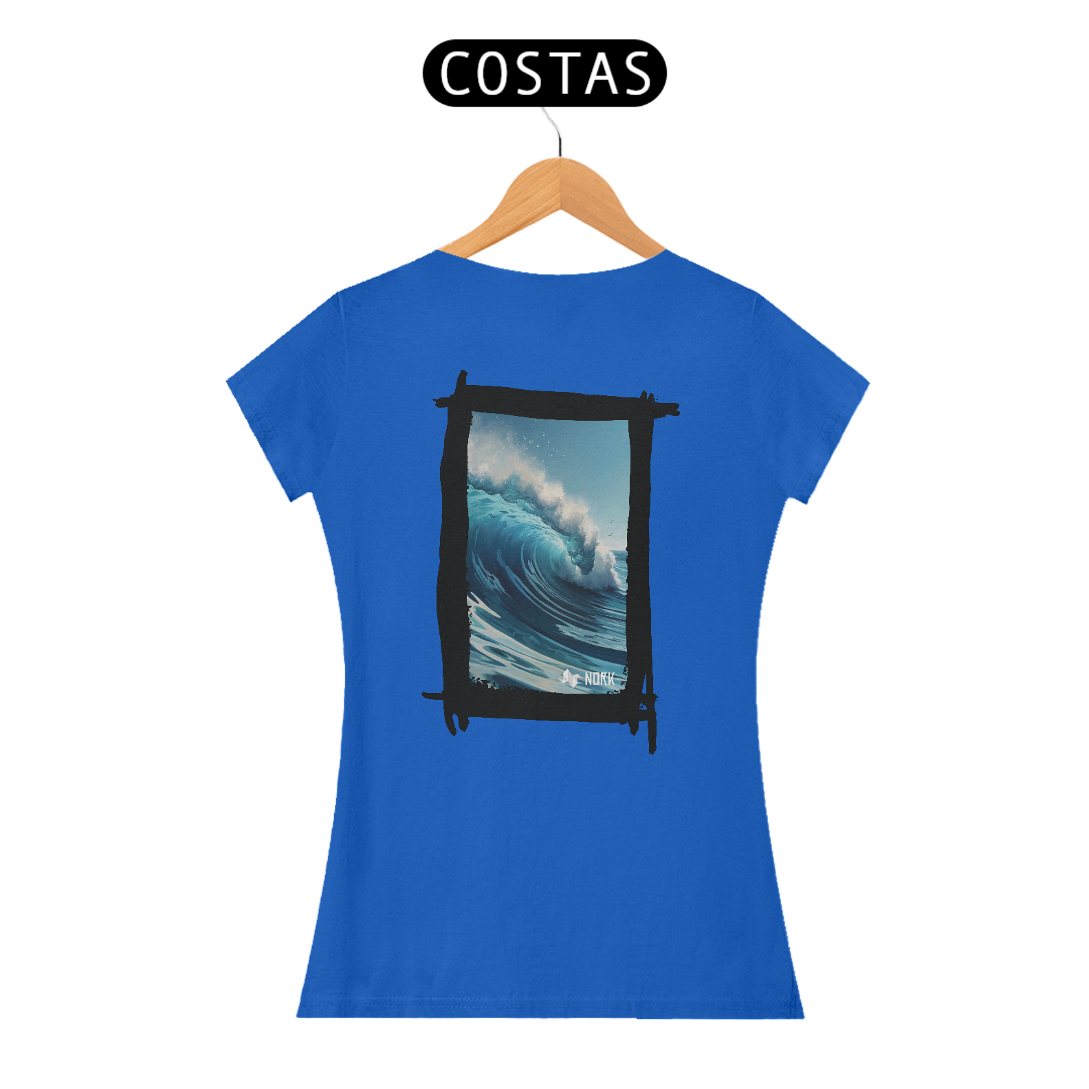 Camisa Nork Surf Ocean Surge Baby Look Quality
