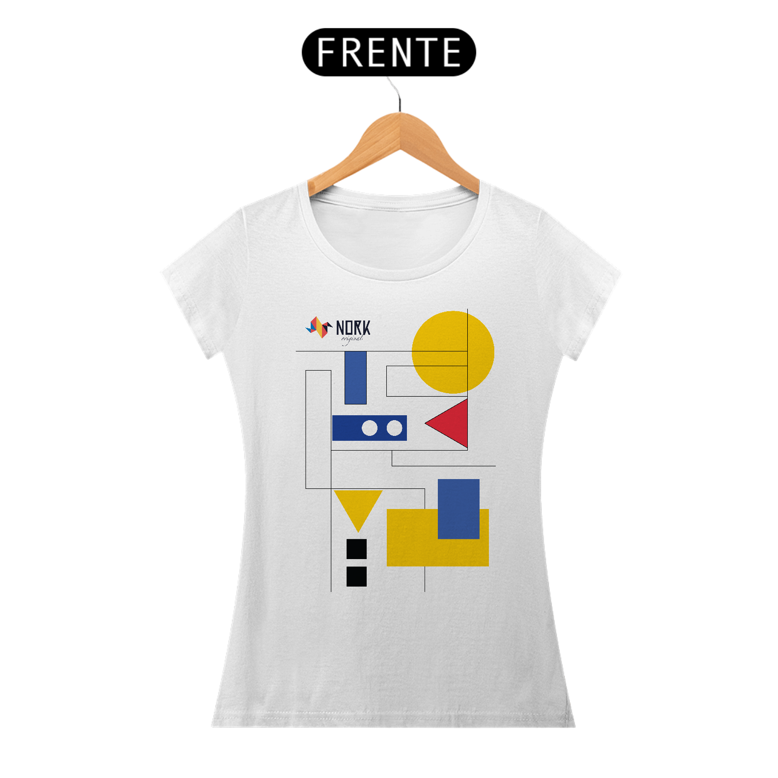 Camisa Nork Original Bauhaus Geometric Pima