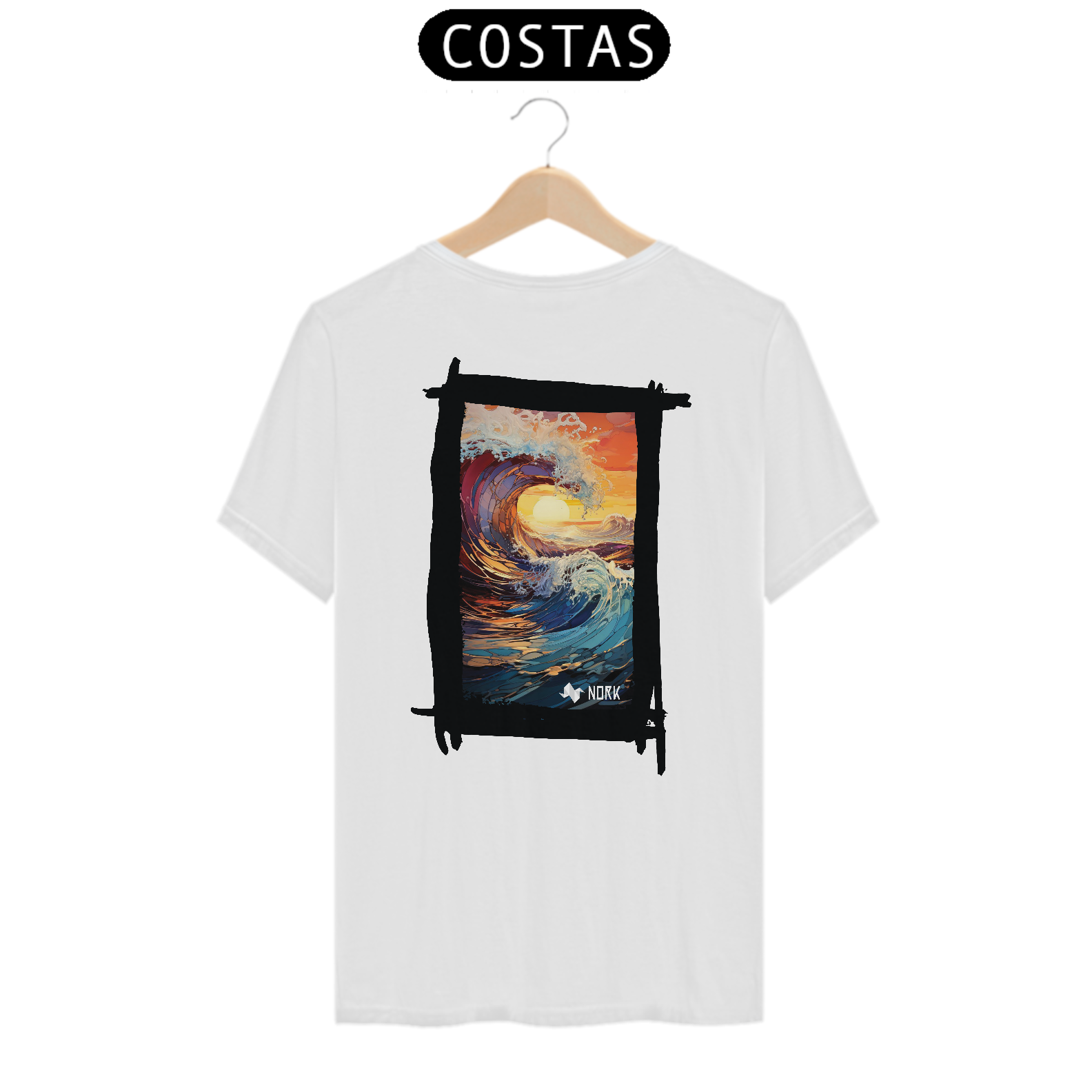 Camisa Nork surf Sunset Wave Motion Quality