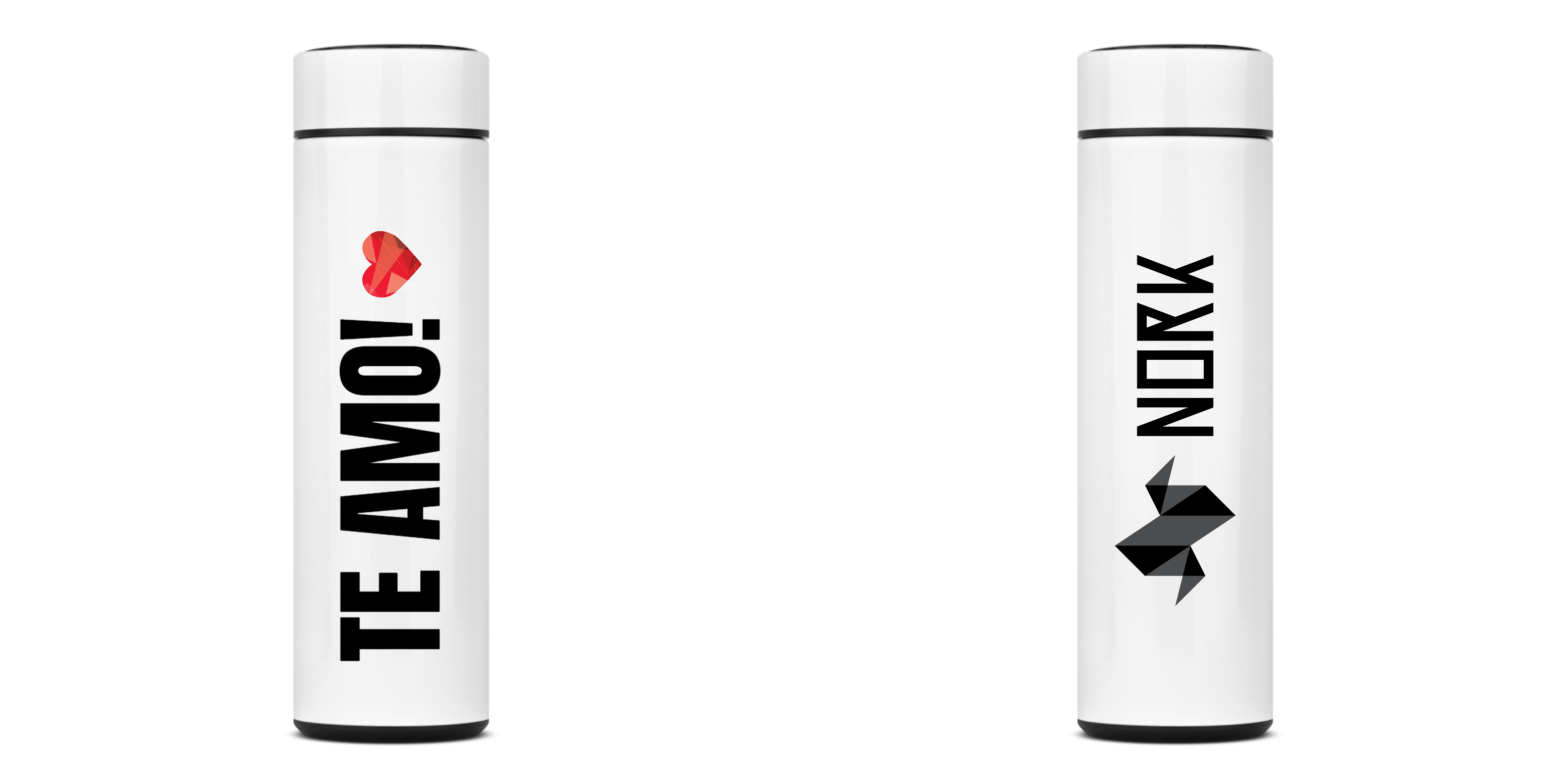 Garrafa Térmica Nork Te amo - 400ml