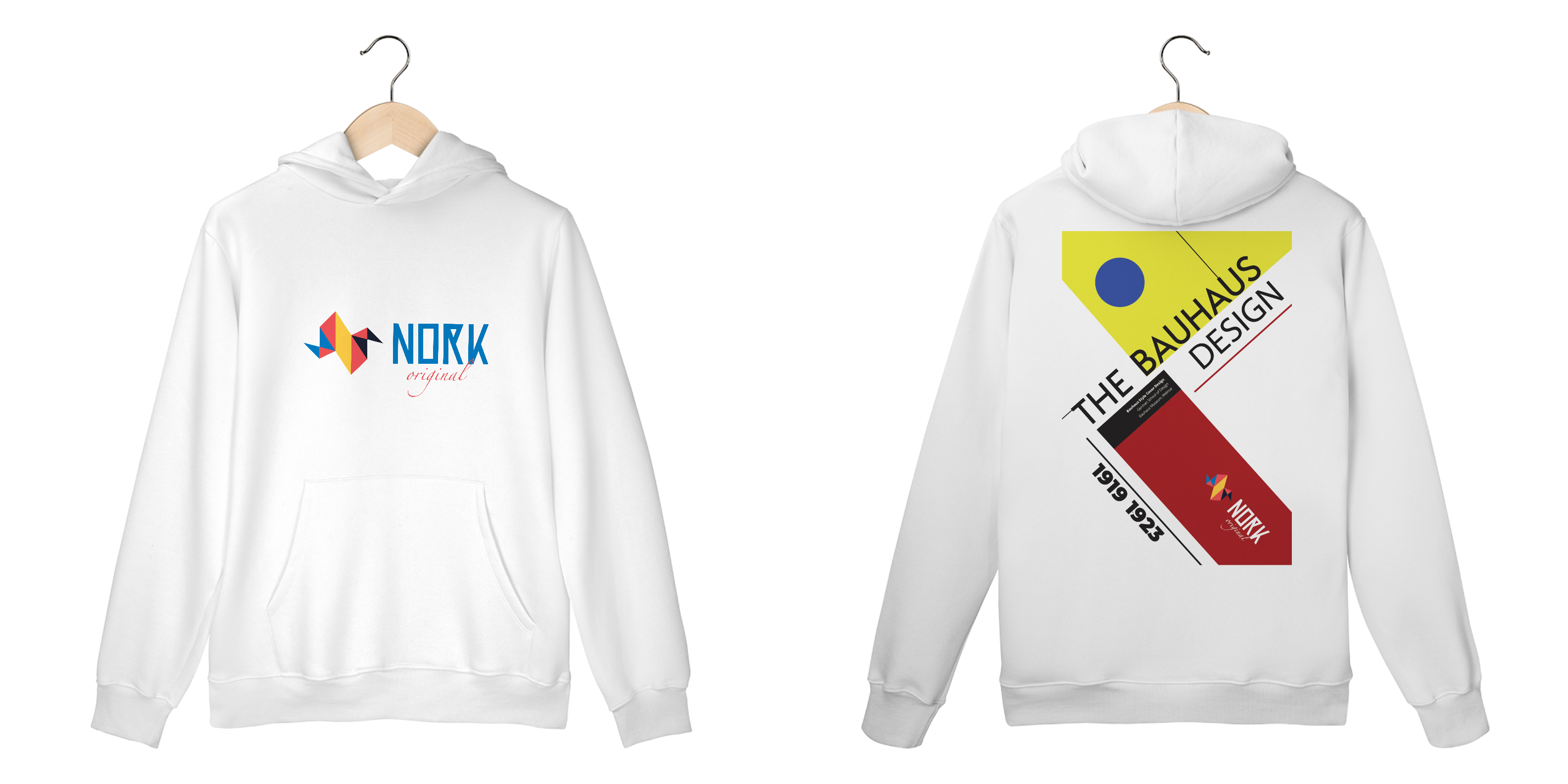 Casaco Moletom Canguru Nork Original Bauhaus The Design