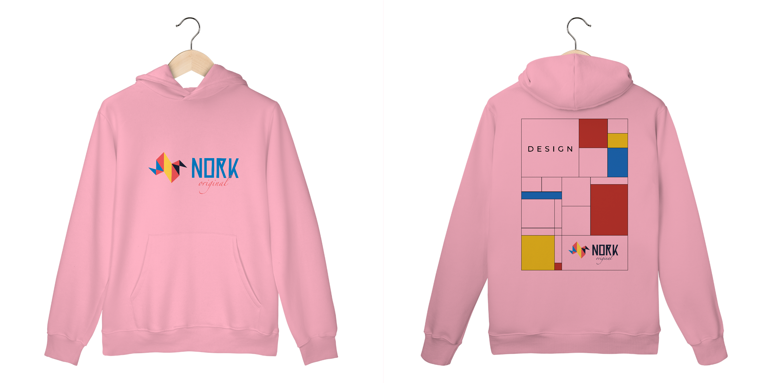 Casaco Moletom Canguru Nork Original Bauhaus Box Colors