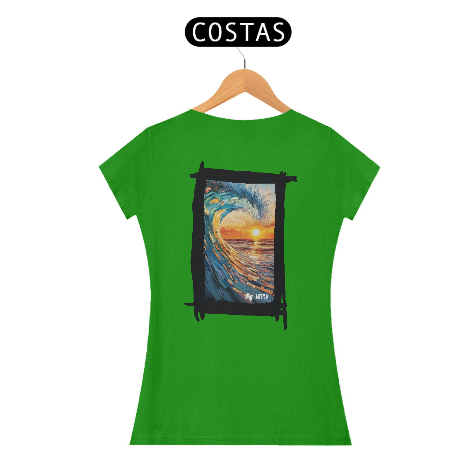 Camisa Nork Surf Eternal Wave Quality Baby Look Quality