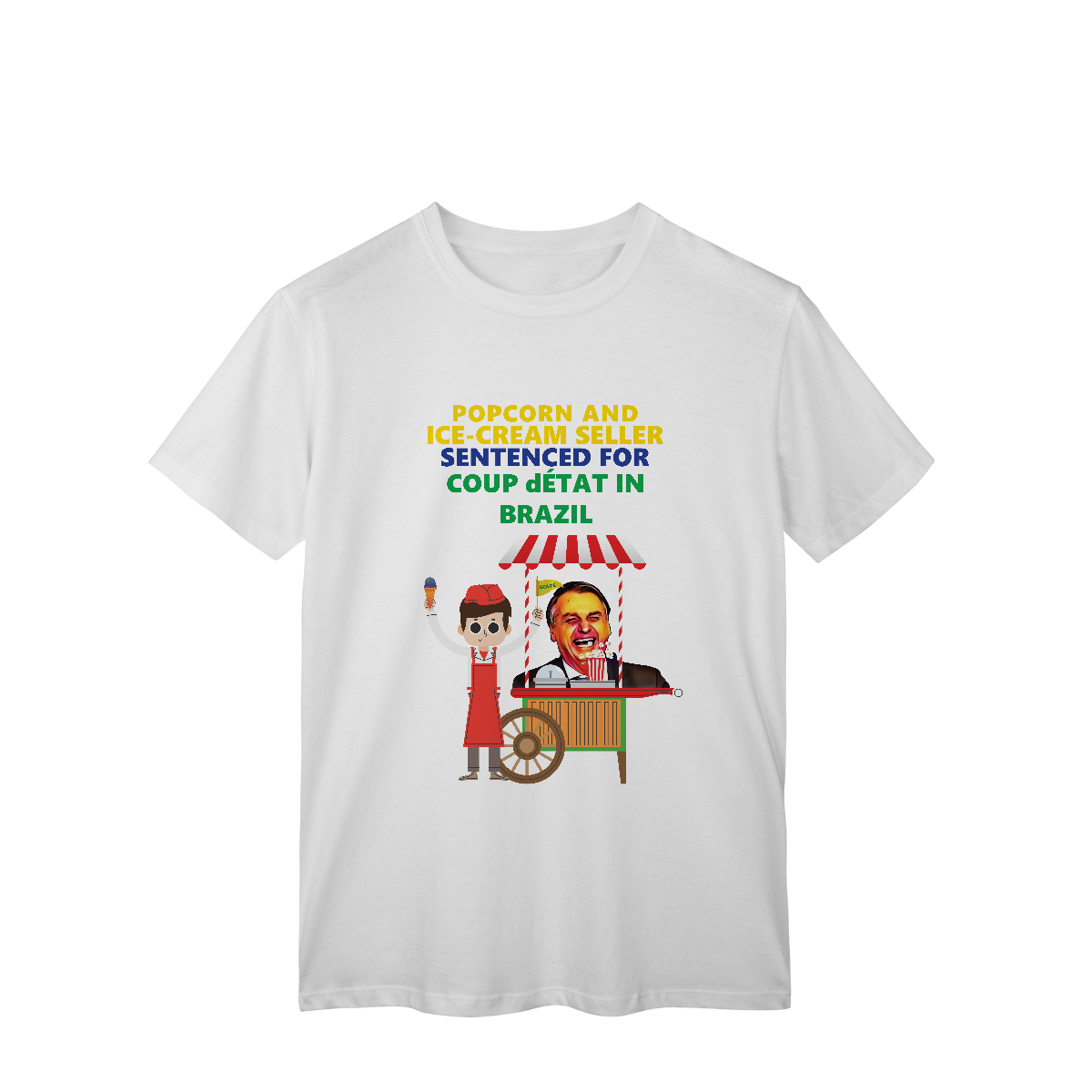 Vendedor de Pipoca e Sorvete de Bolsonaro