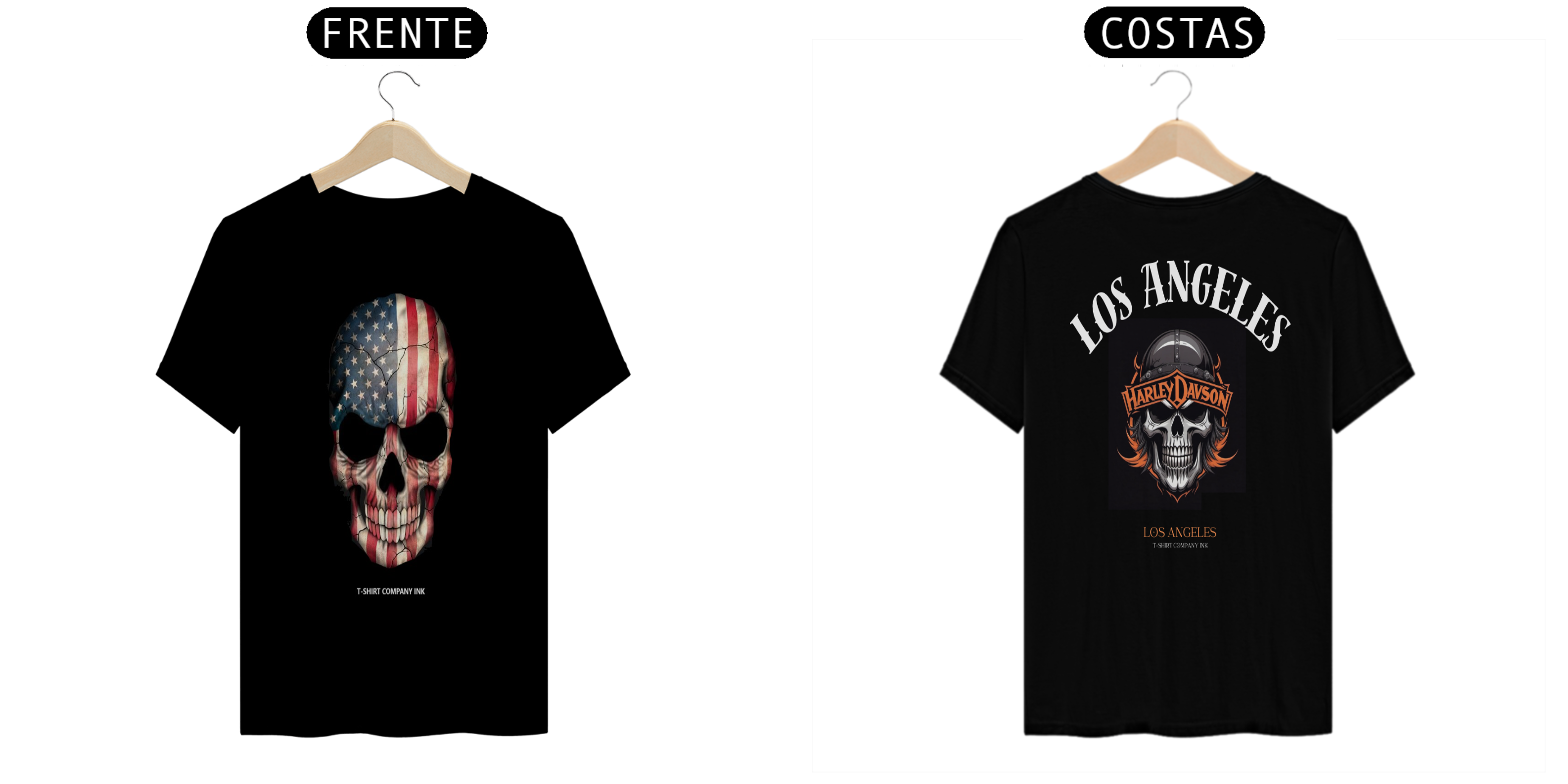 CAMISA USA LOS ANGELES HARLEY