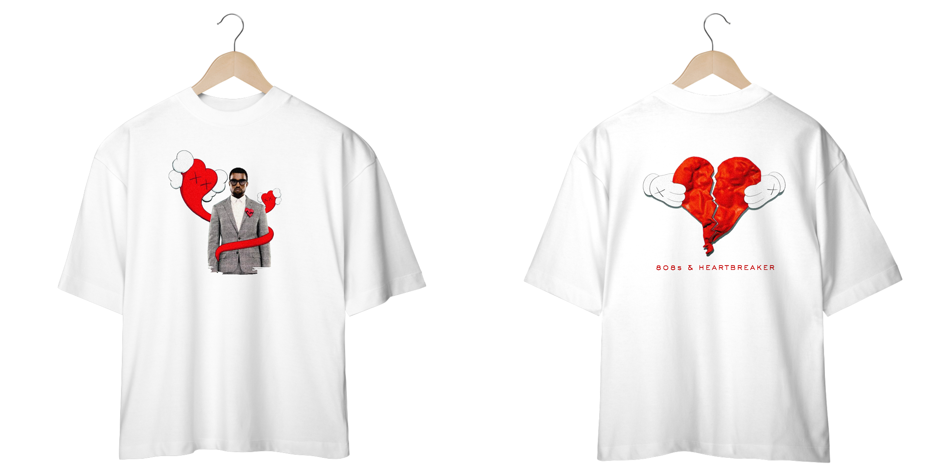 Camisa Oversized 808 & Heartbreaker - D10000