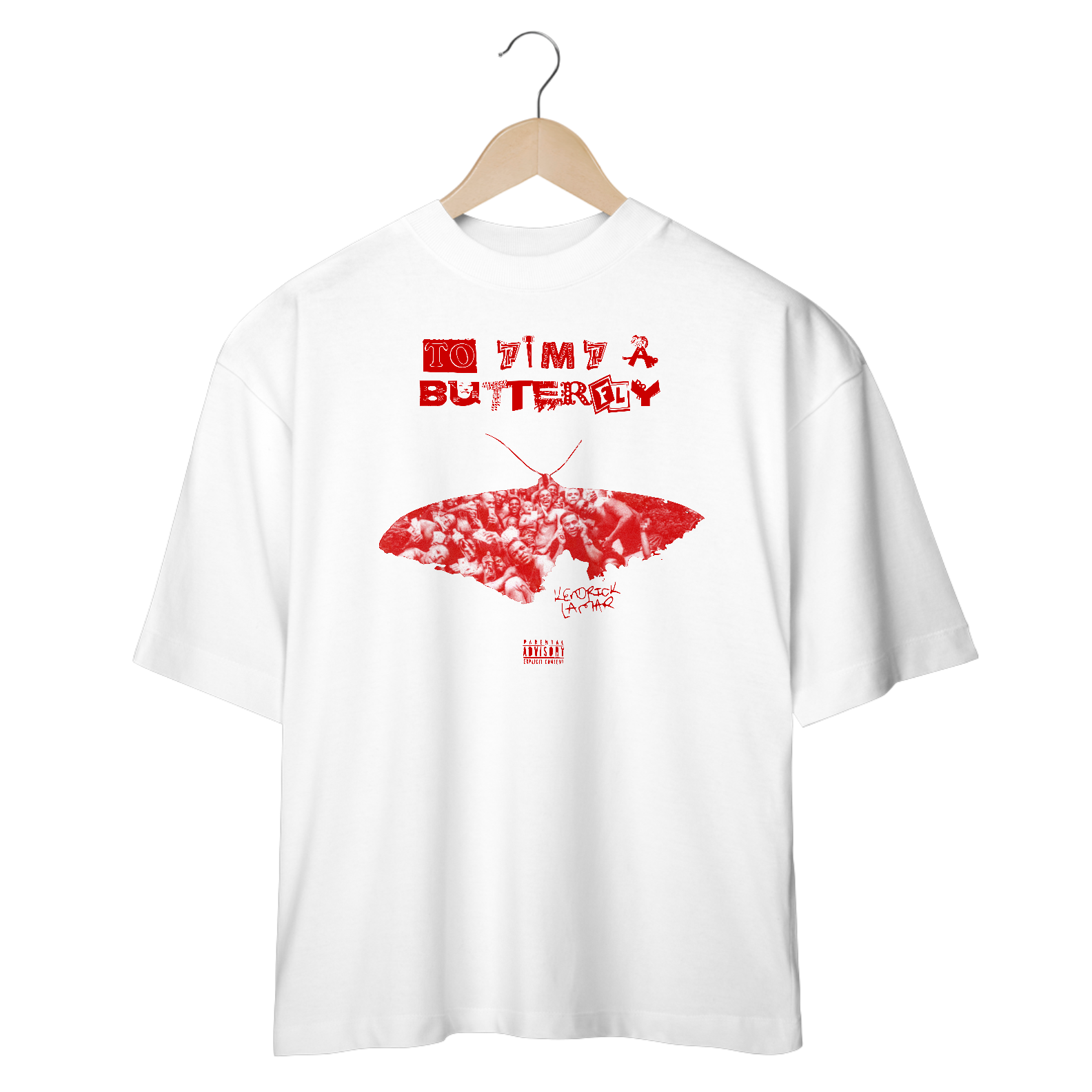 Camisa Oversized To Pimp a Butterfly Kendrick Lamar - D10000