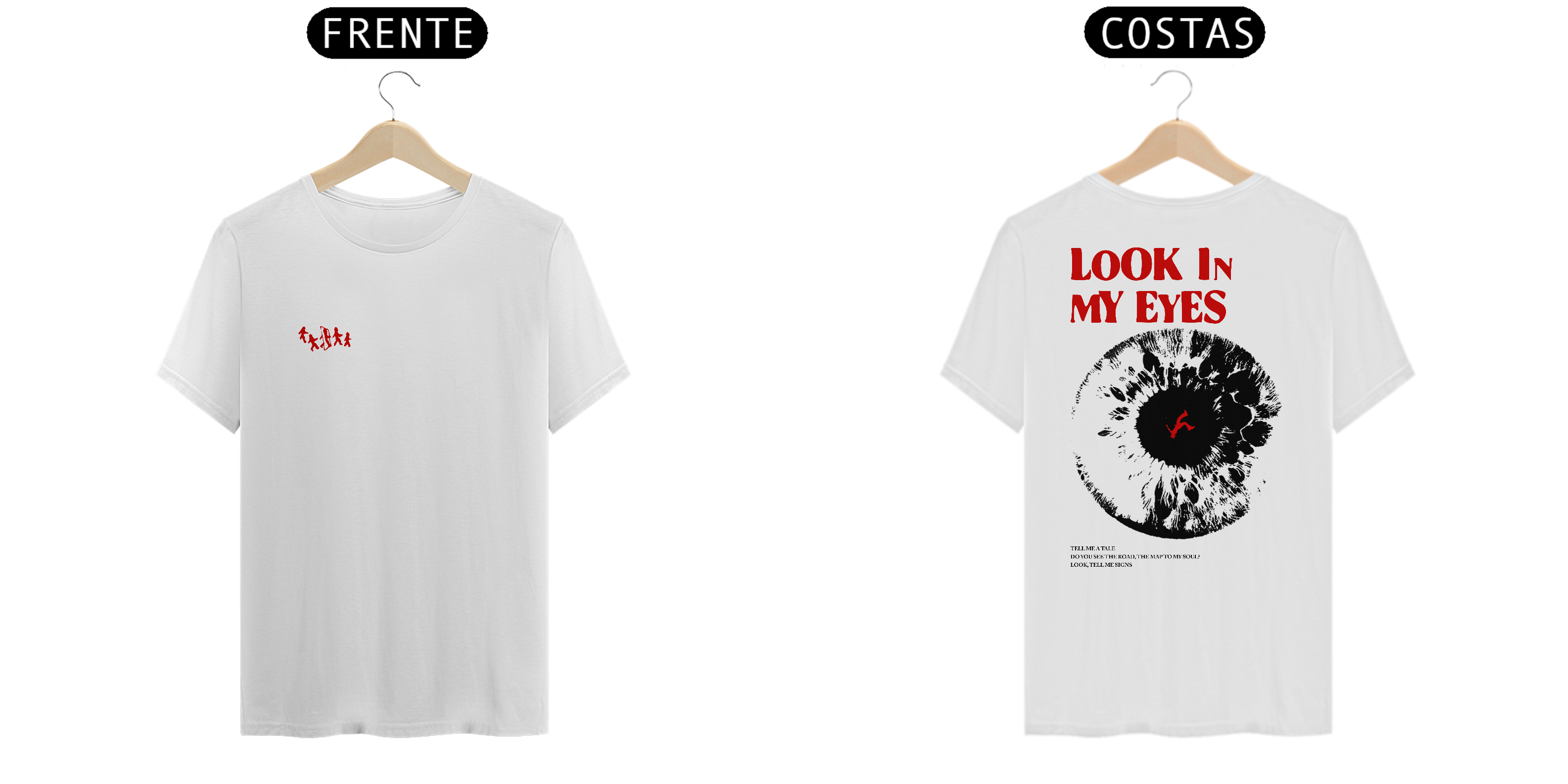 Camisa Básica Look In My Eyes Travis Scott - D10000 Concept