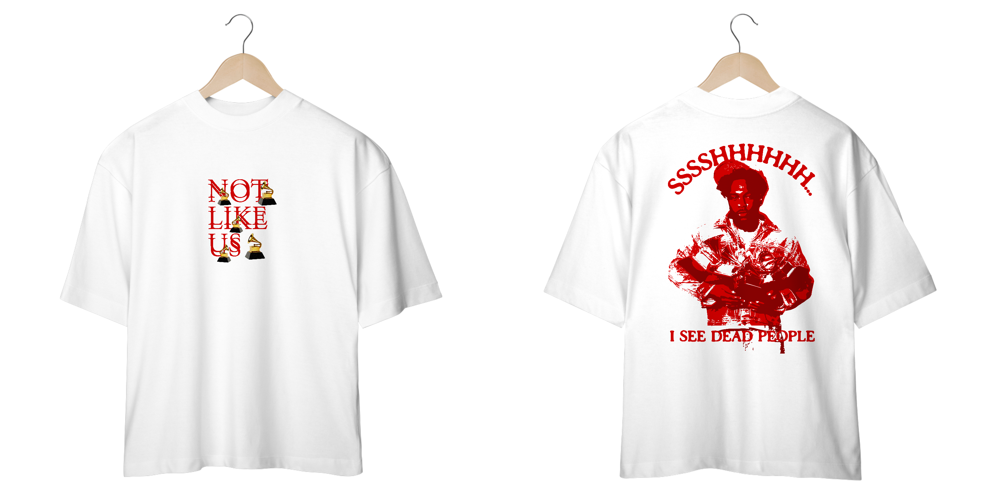 Camisa Oversized I See Dead People Kendrick Lamar - D10000