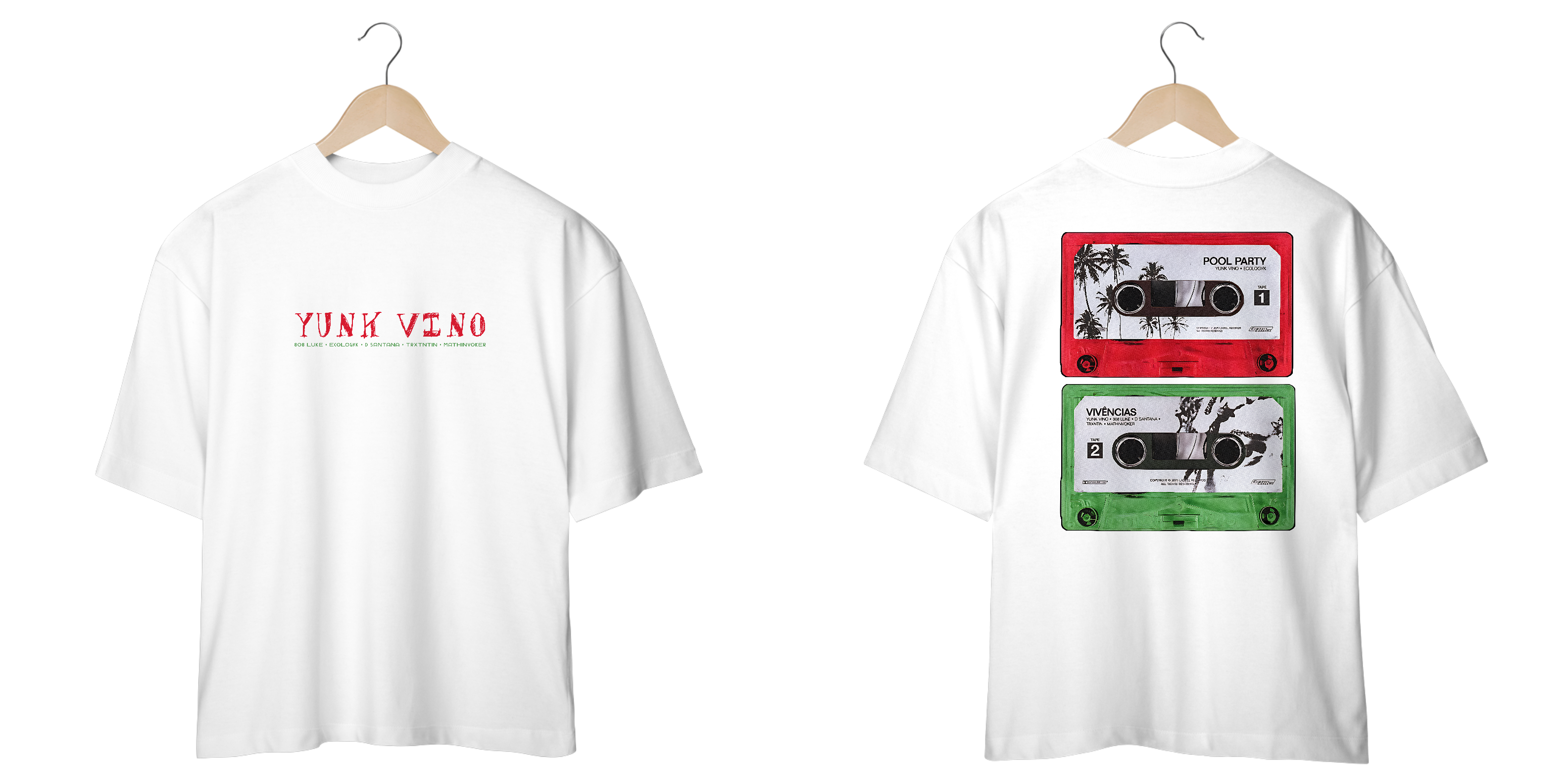 Nome do produto: Camisa Oversized POOL PARTY/VIVÊNCIAS - Yunk Vino