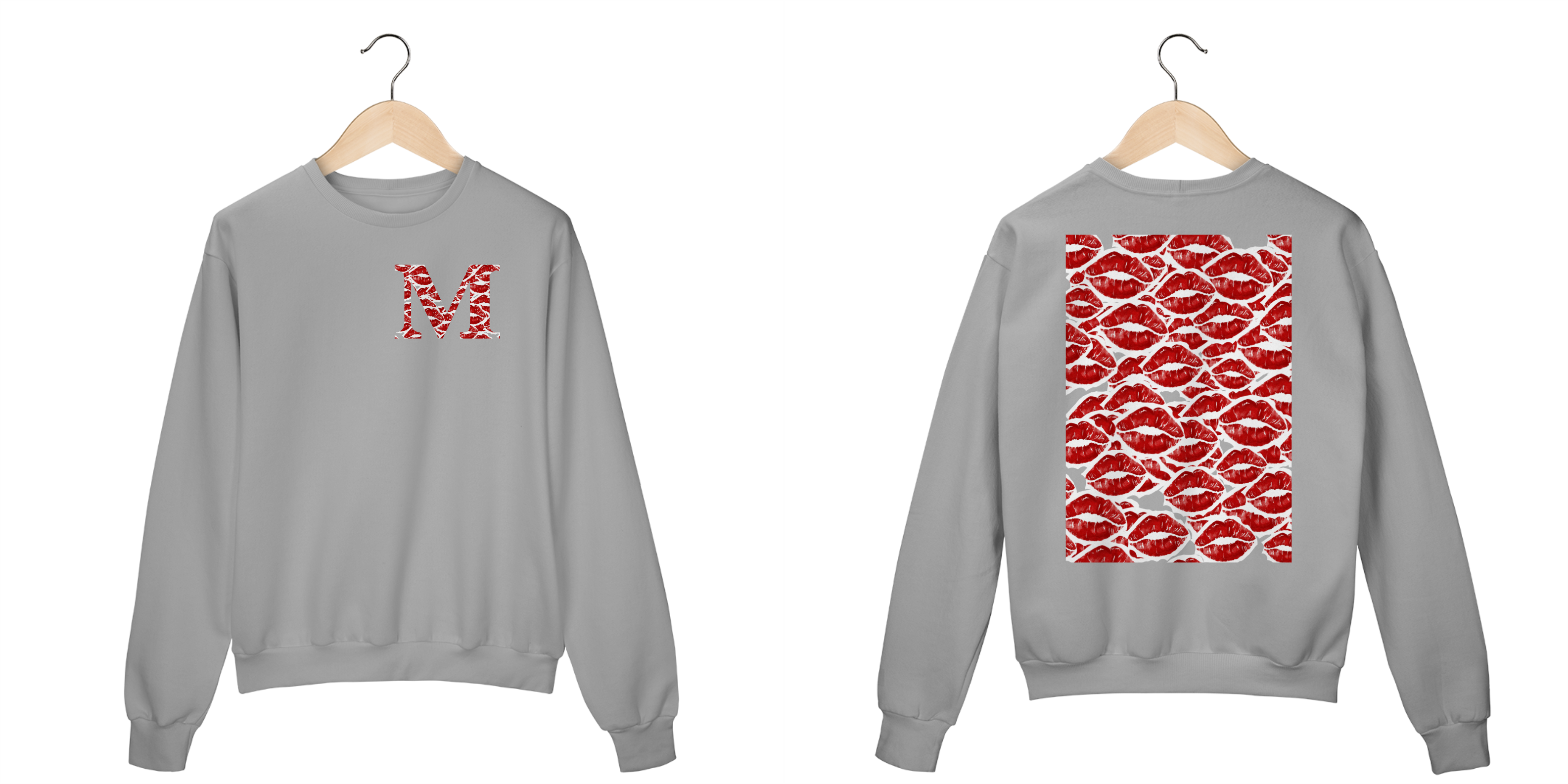 Moletom Letter Kisses