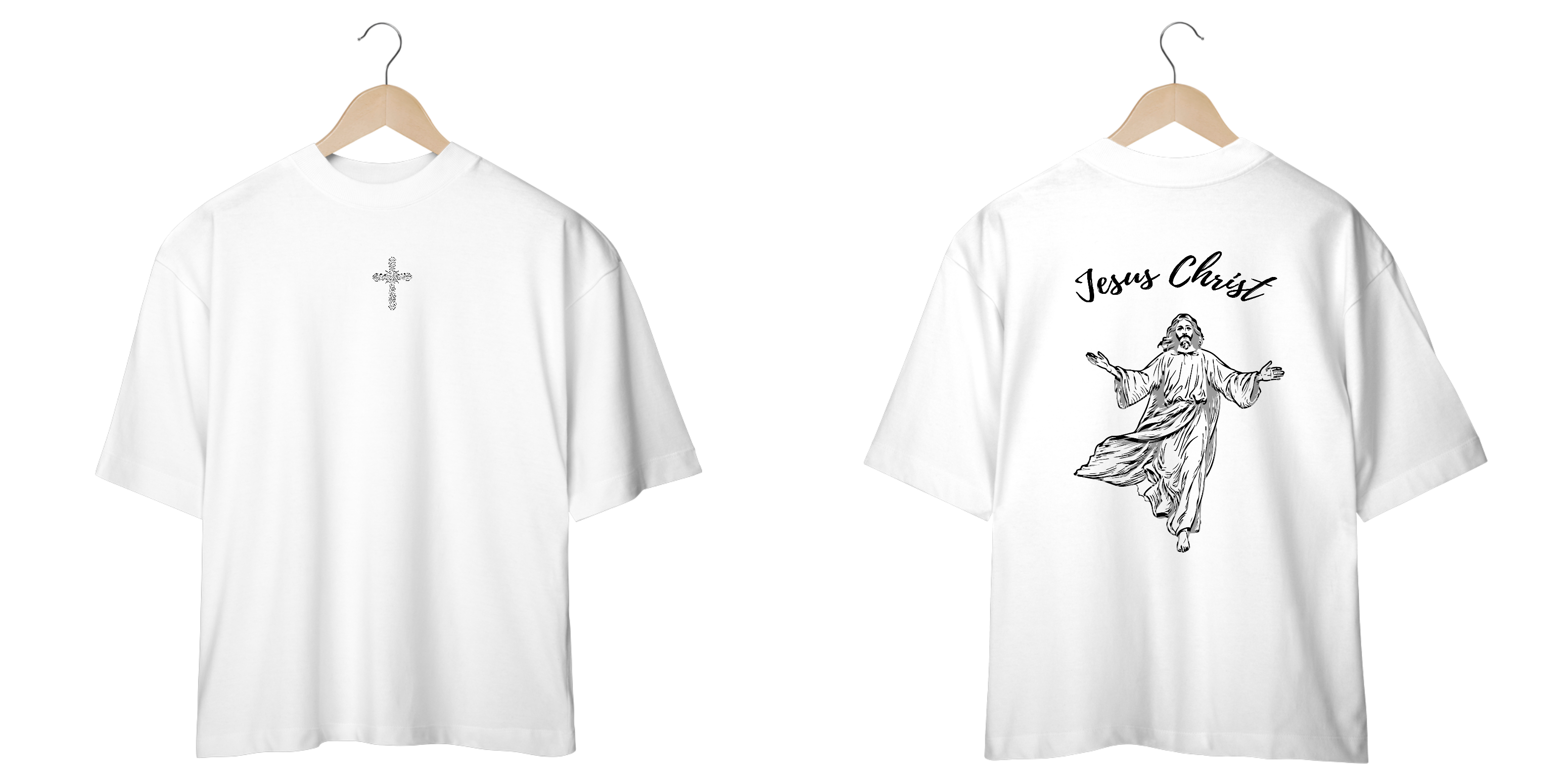 Camisa Oversized Jesus Cristo 