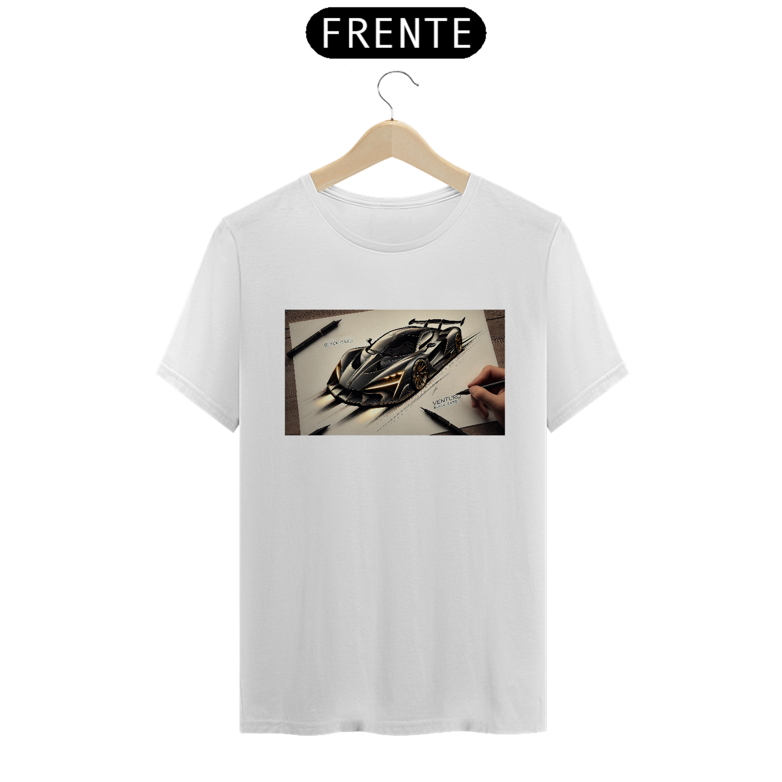 T-Shirt Classic - Venturo Black Card Draw - Unissex