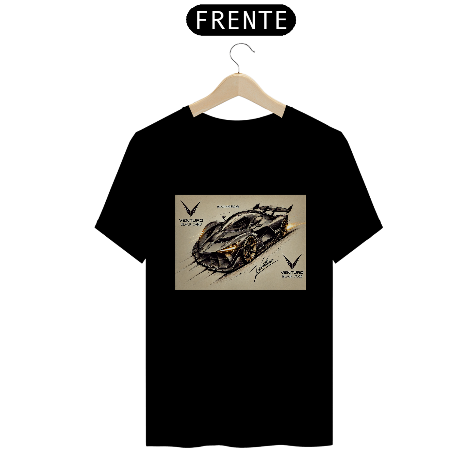 Nome do produto: T-Shirt Prime - Venturo Black Card - Masculino
