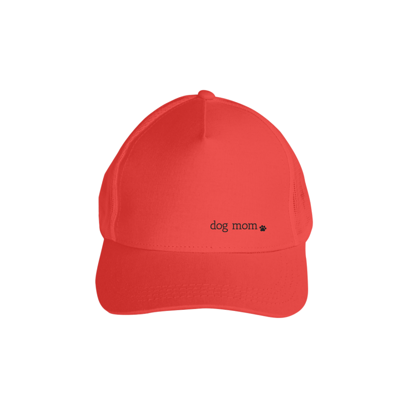 Boné Americano com Tela - Dog Mom