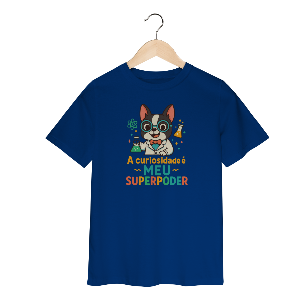 Camiseta Infantil Luk Cientista Mirim - 2 a 8 anos