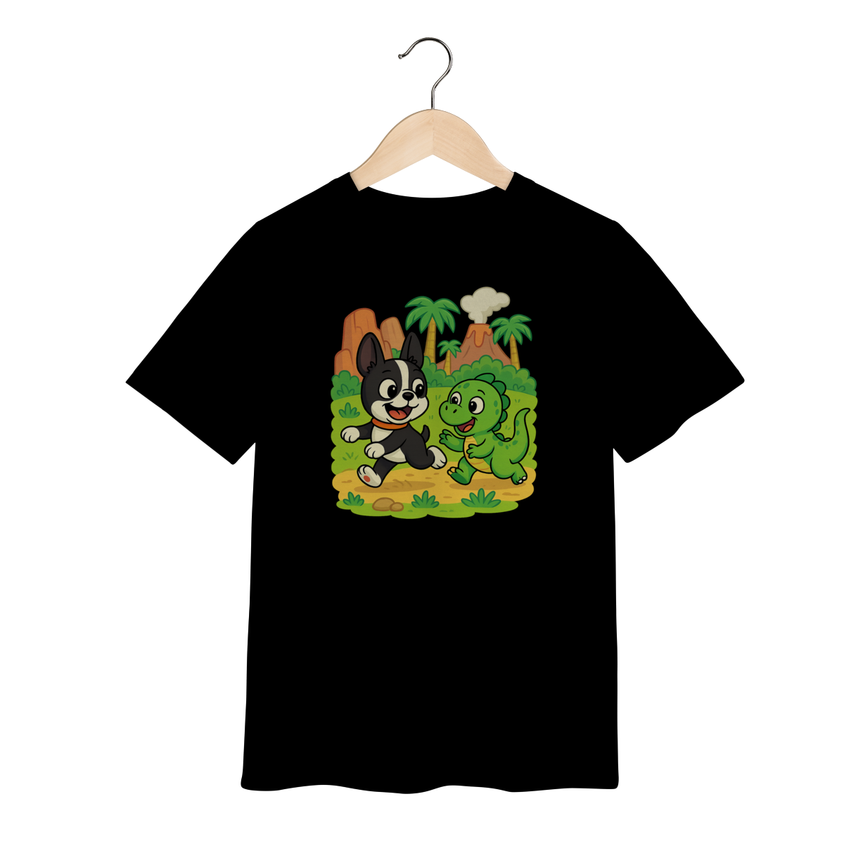 Camiseta Infantil Luk & Amigo Dinossauro Baby - 2 a 8 anos