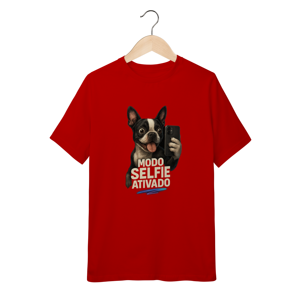 Camiseta Infantil – Modo selfie ativado - 10 a 14 anos