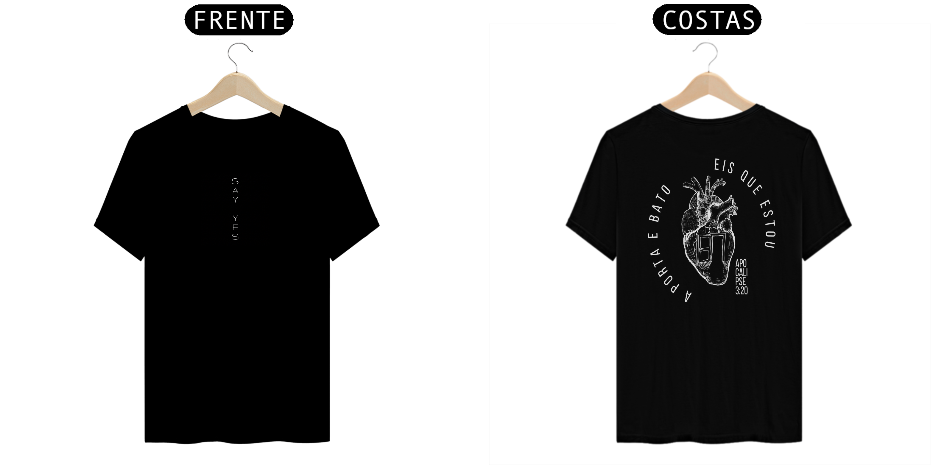 Camiseta Eis que estou a porta e bato