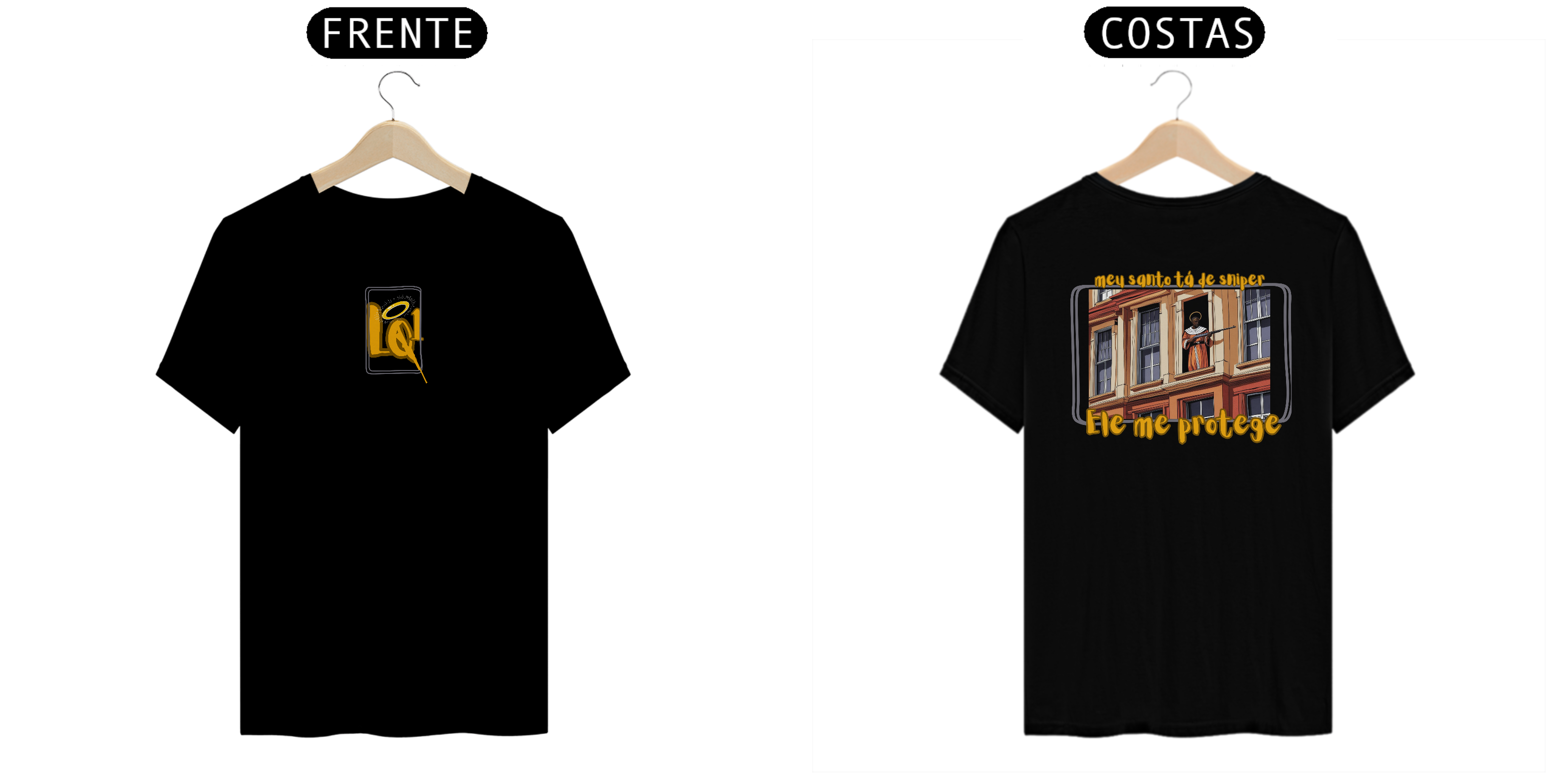 T-shirt ele me protege hq