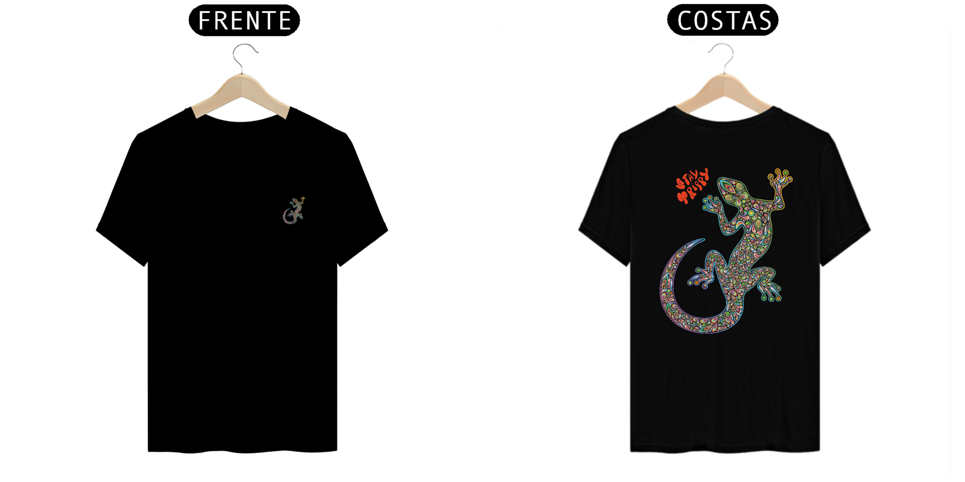 Camiseta Quality Unissex Lagarto Psico – Psicodélico e Festival