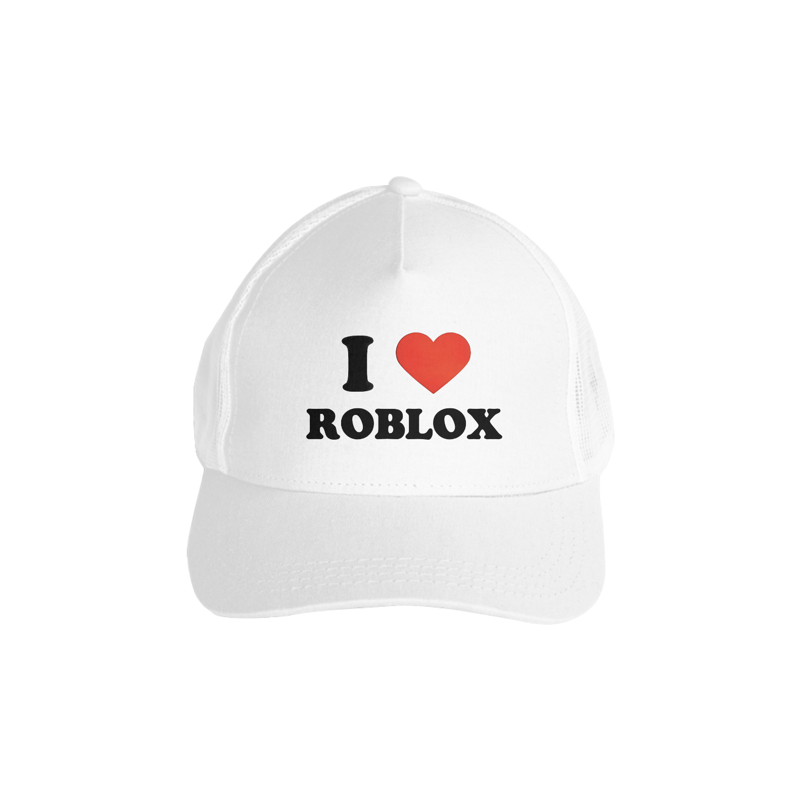 Boné Branco - Roblox 