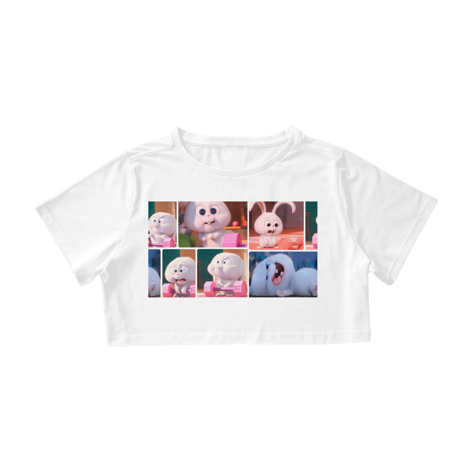 Cropped - BRANCO - Treino fofo